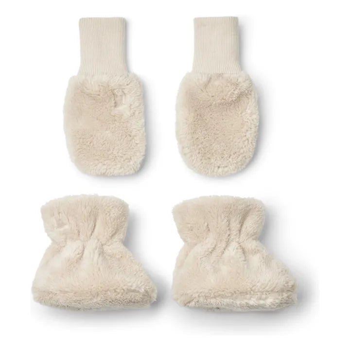 LIEWOOD Set Handschuhe und Babyschuhe Seidenfarben - wunderwunsch