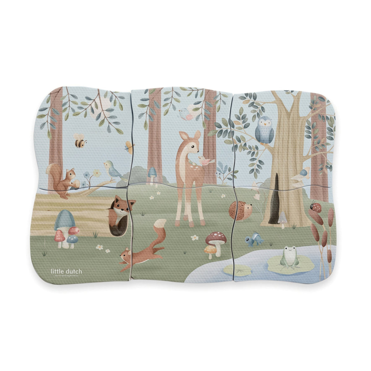 LITTLE DUTCH Badepuzzle - Forest Friends - wunderwunsch