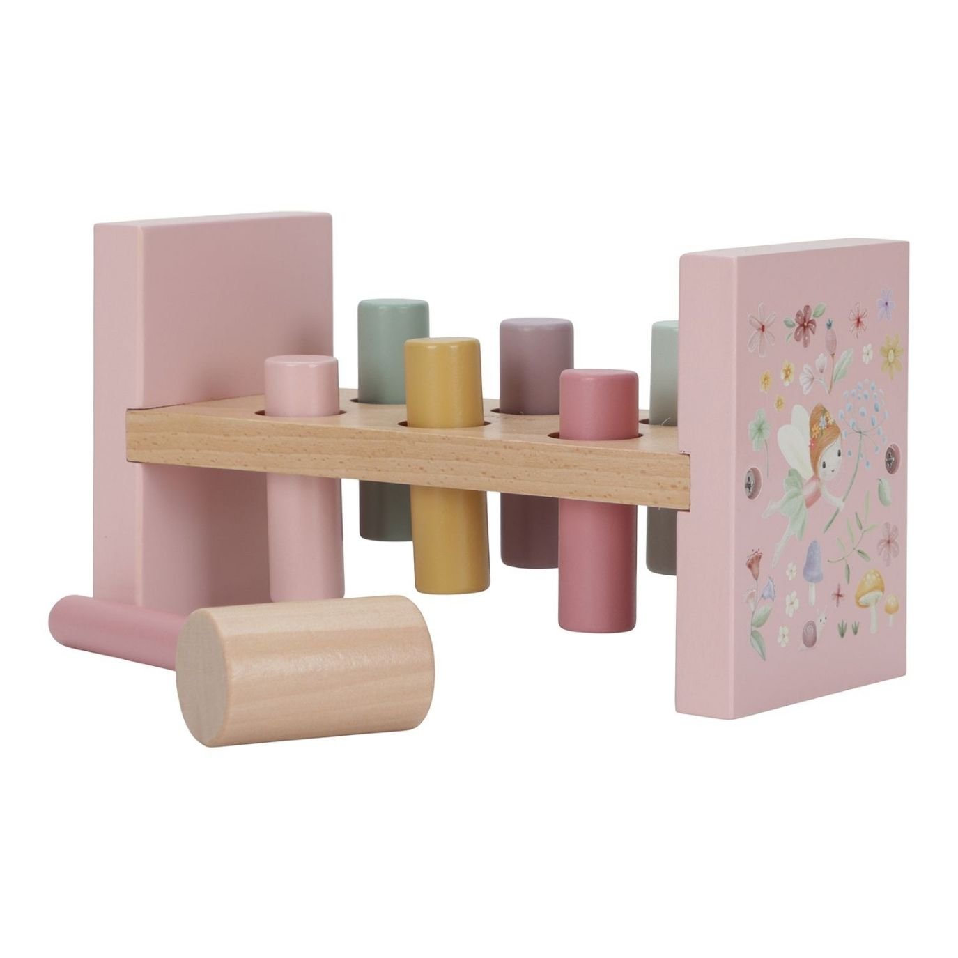 LITTLE DUTCH Holz Hammerbank - Fairy Garden rosa - wunderwunsch