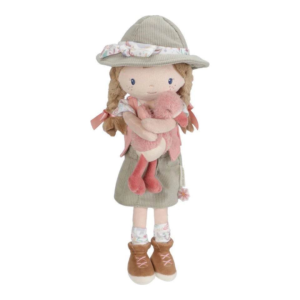LITTLE DUTCH Kuschelpuppe - Ranger Rosa - Safari Friends - wunderwunsch