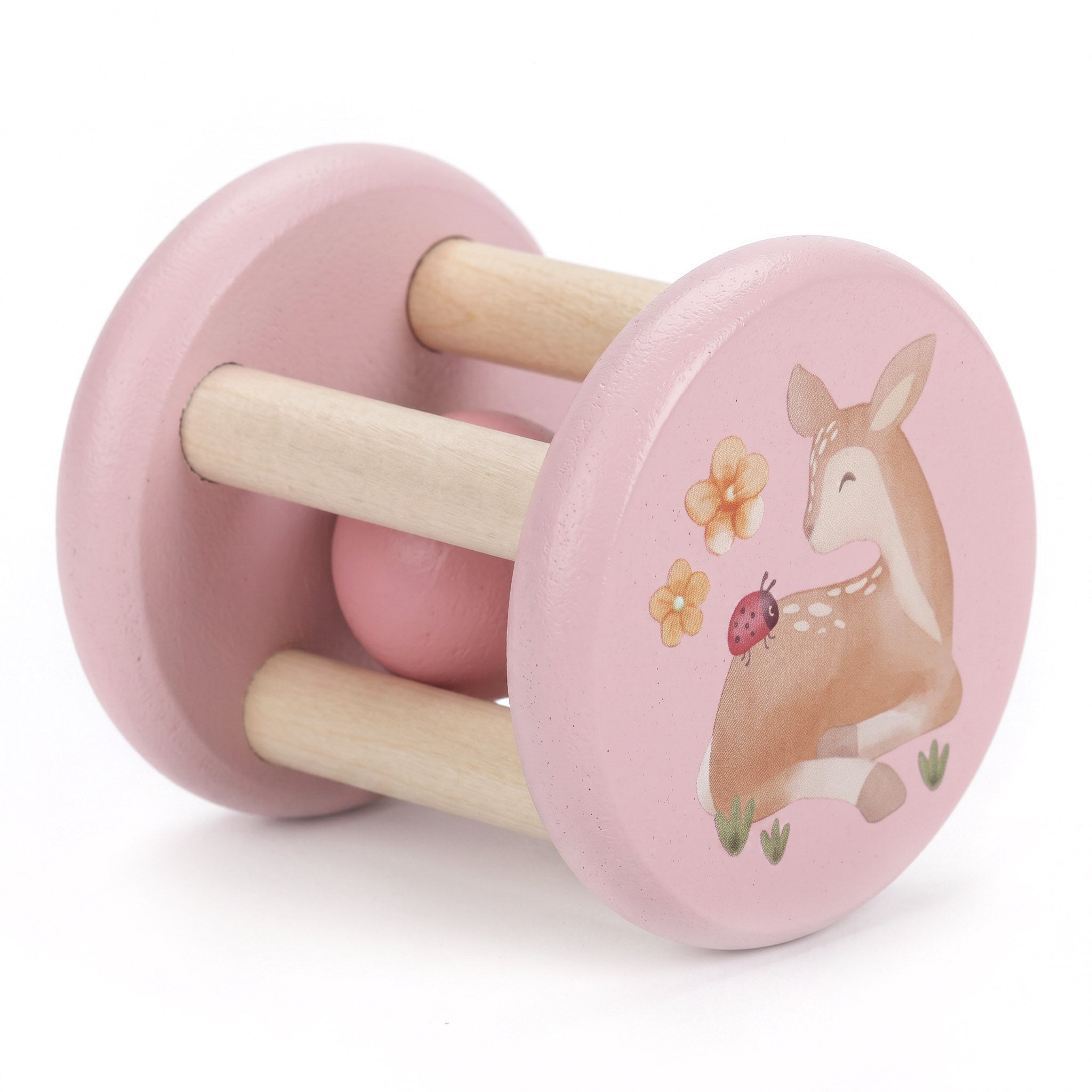 LITTLE DUTCH Rasselroller - Fairy Garden rosa - wunderwunsch