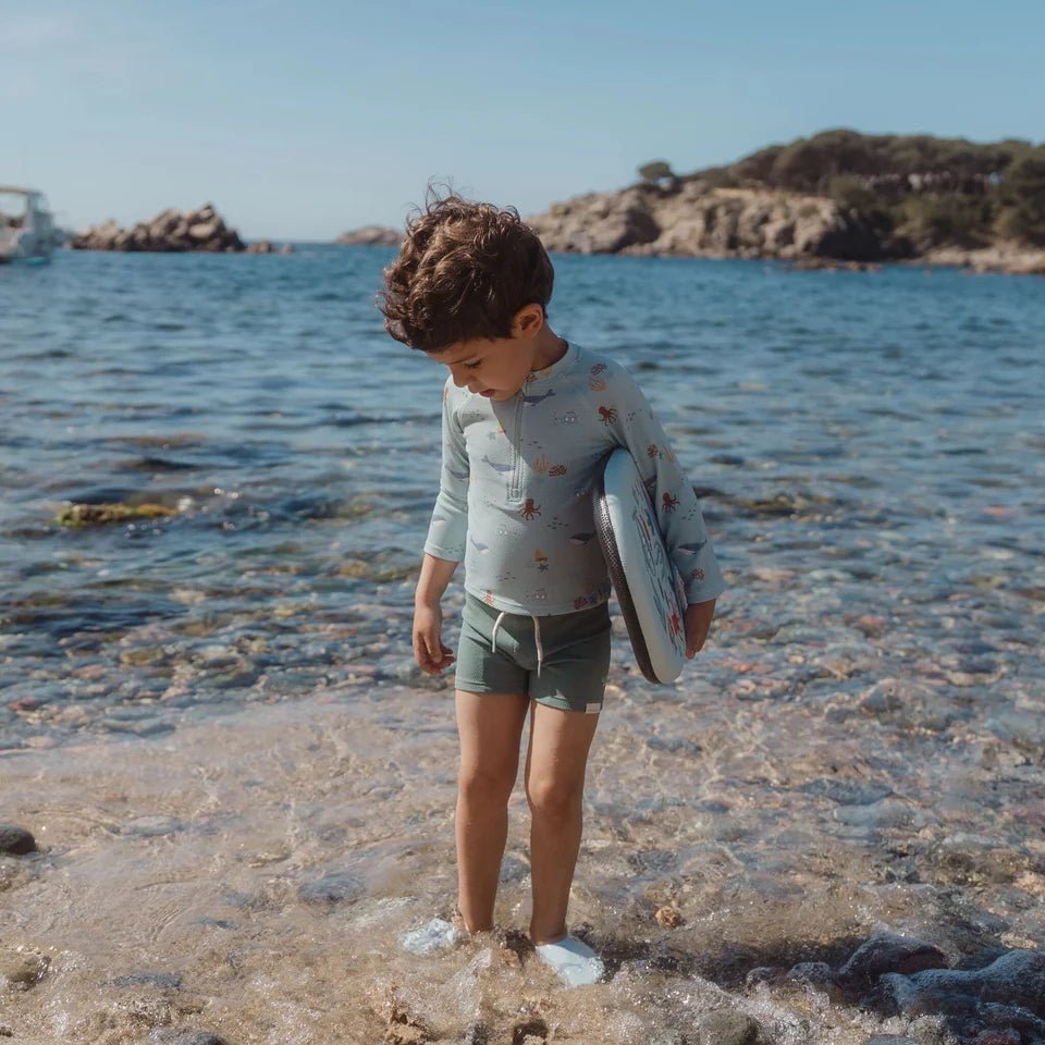 LITTLE DUTCH Schwimmbrett - Ozean blau - wunderwunsch