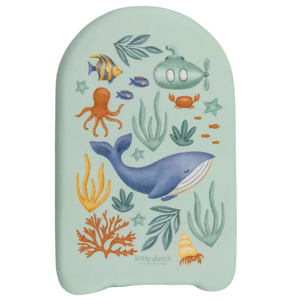 LITTLE DUTCH Schwimmbrett - Ozean blau - wunderwunsch