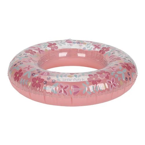 LITTLE DUTCH Schwimmring - Pink Flowers - wunderwunsch