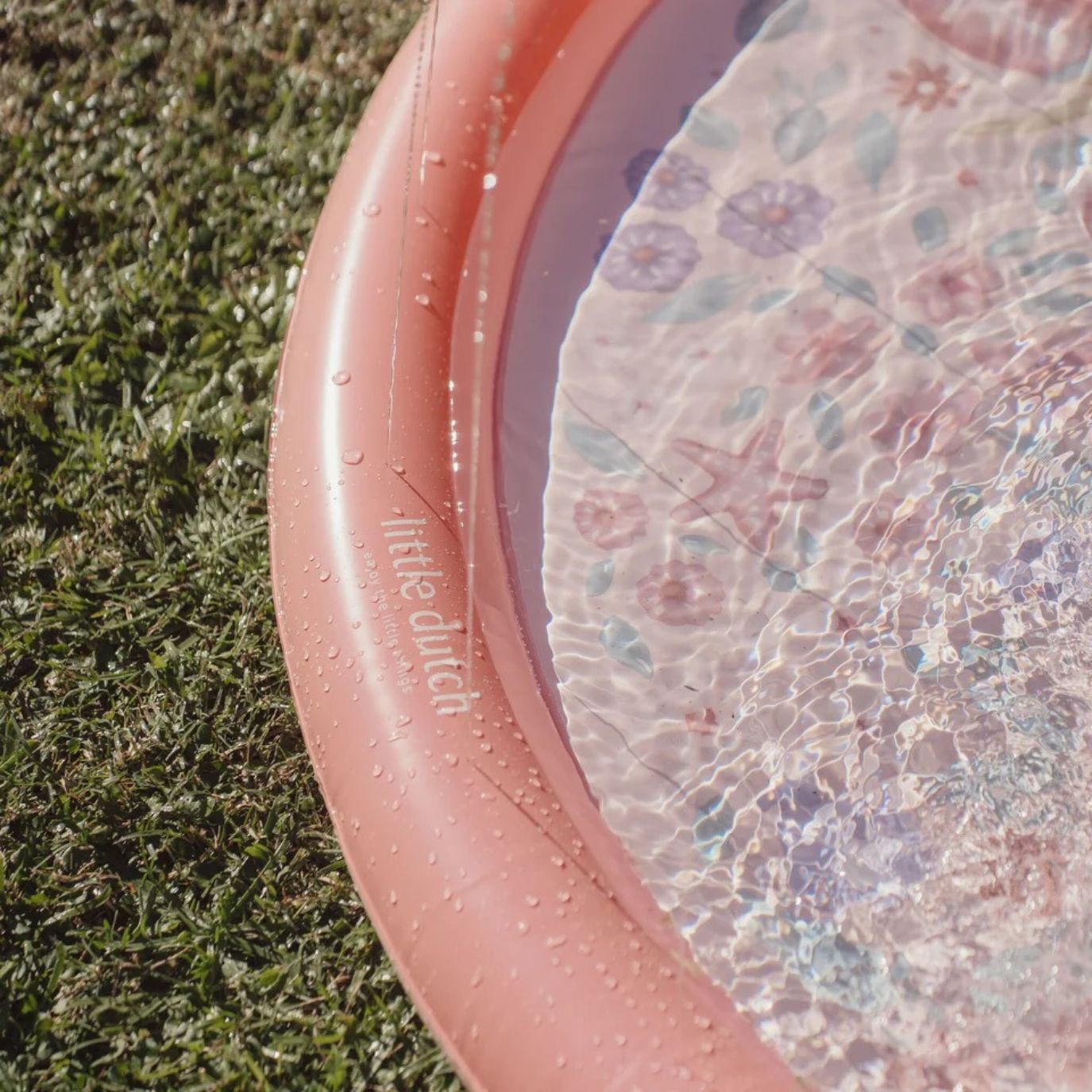 LITTLE DUTCH Wasserspielmatte - Meerjungfrau rosa - wunderwunsch