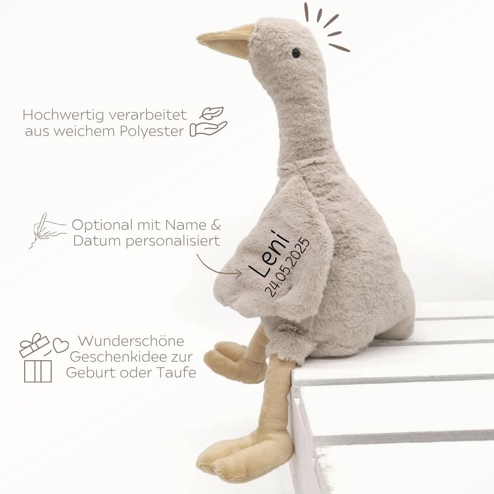 MEALIVING Kuscheltier Gans - wunderwunsch