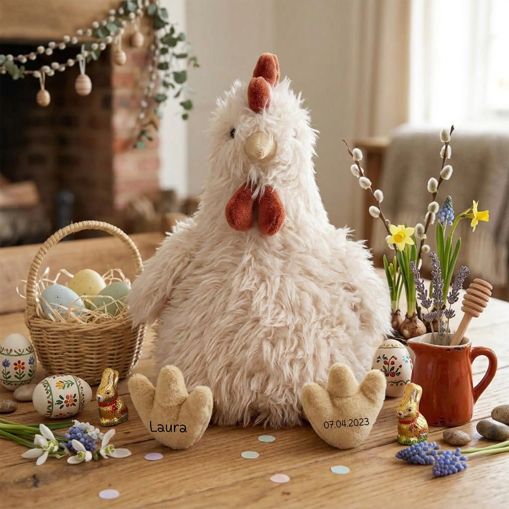 MEALIVING Kuscheltier Huhn - wunderwunsch