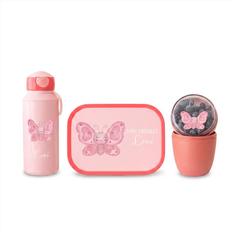 MEPAL Campus Lunchset - Tiere unten Aquarell - wunderwunsch