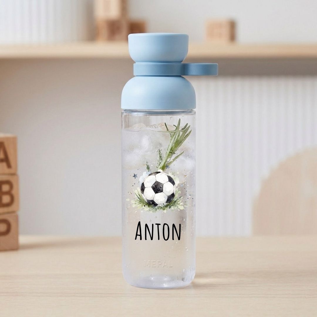 MEPAL Kinder Trinkflasche Vita personalisiert - Fußball - wunderwunsch