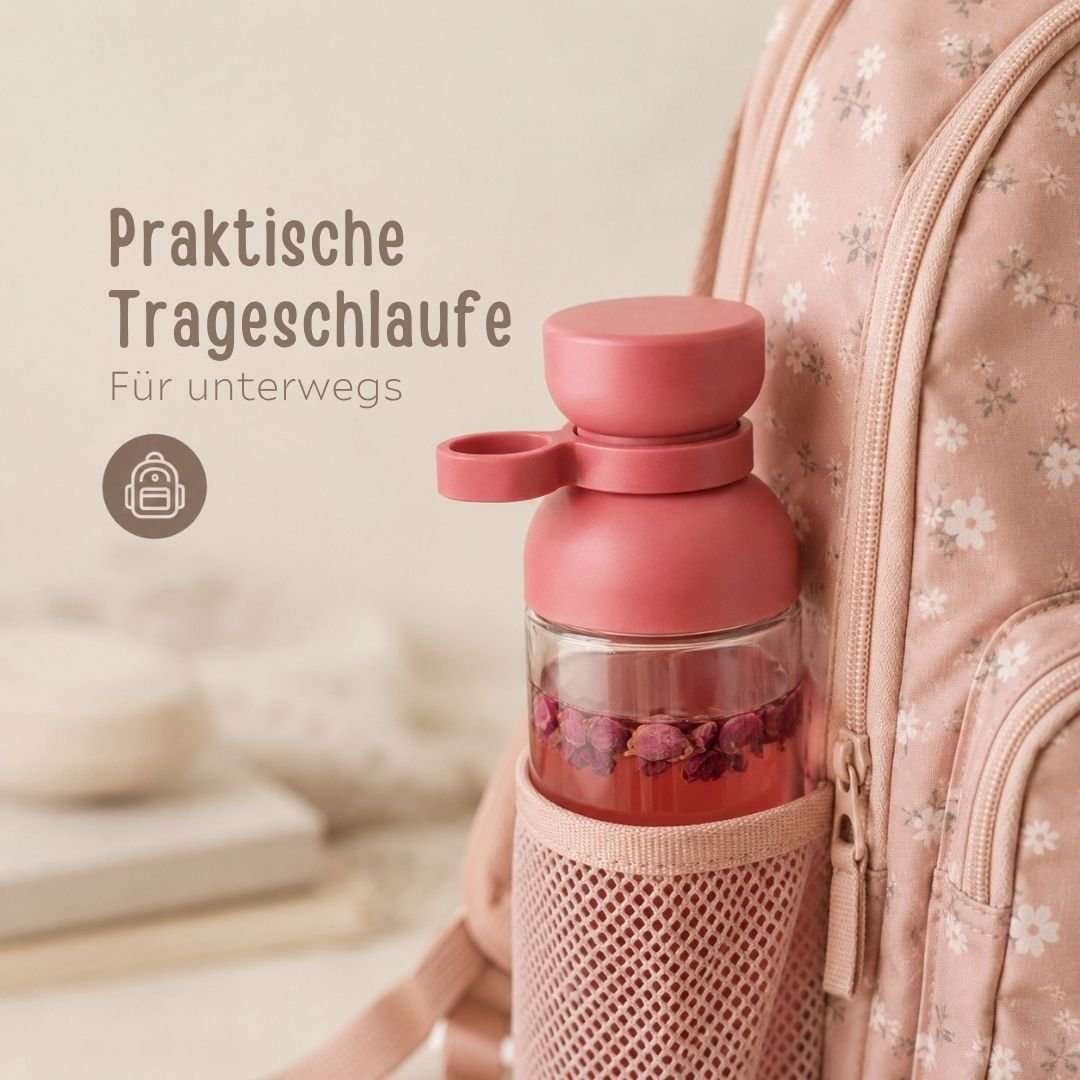 MEPAL Kinder Trinkflasche Vita personalisiert - Tier Aquarell - wunderwunsch