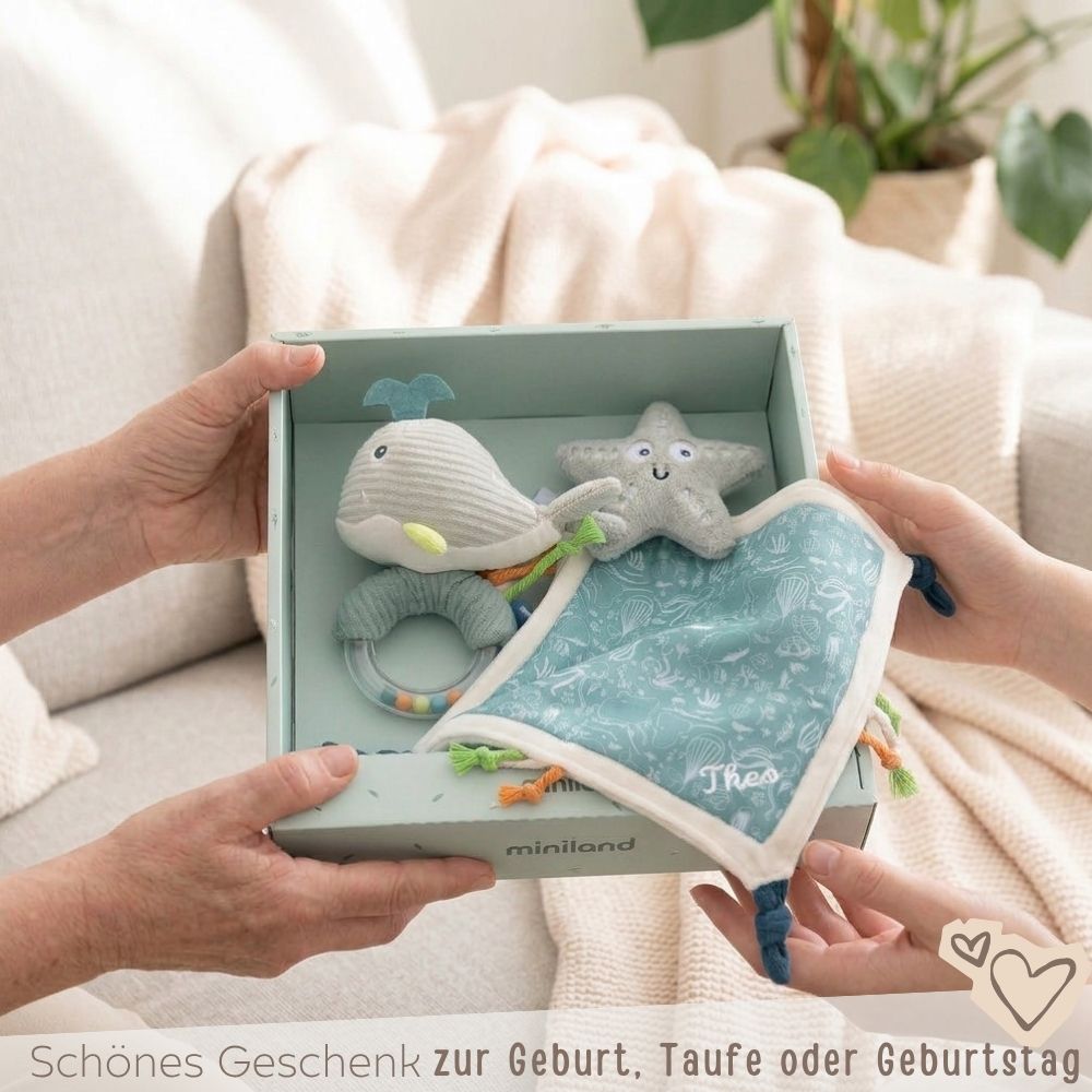MINILAND Geschenkset "Ozean mint" personalisiert - wunderwunsch