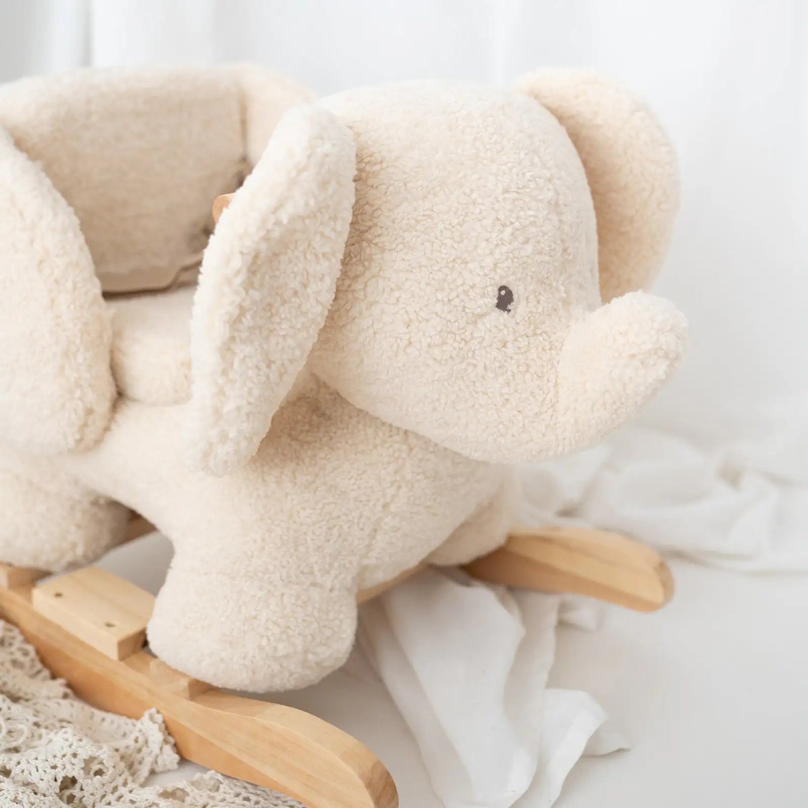 NATTOU Schaukeltier Elefant personalisierbar - wunderwunsch