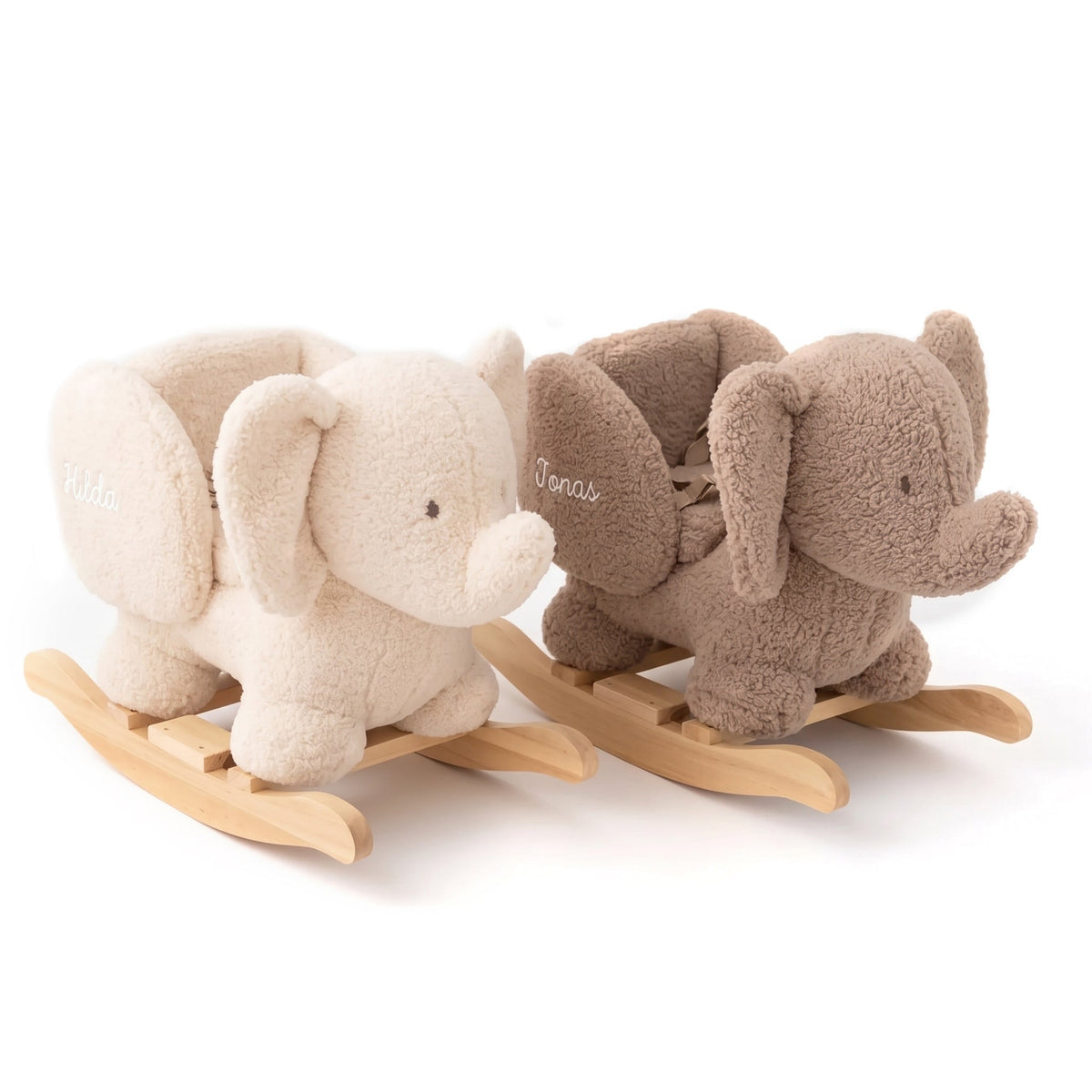 NATTOU Schaukeltier Elefant personalisierbar - wunderwunsch
