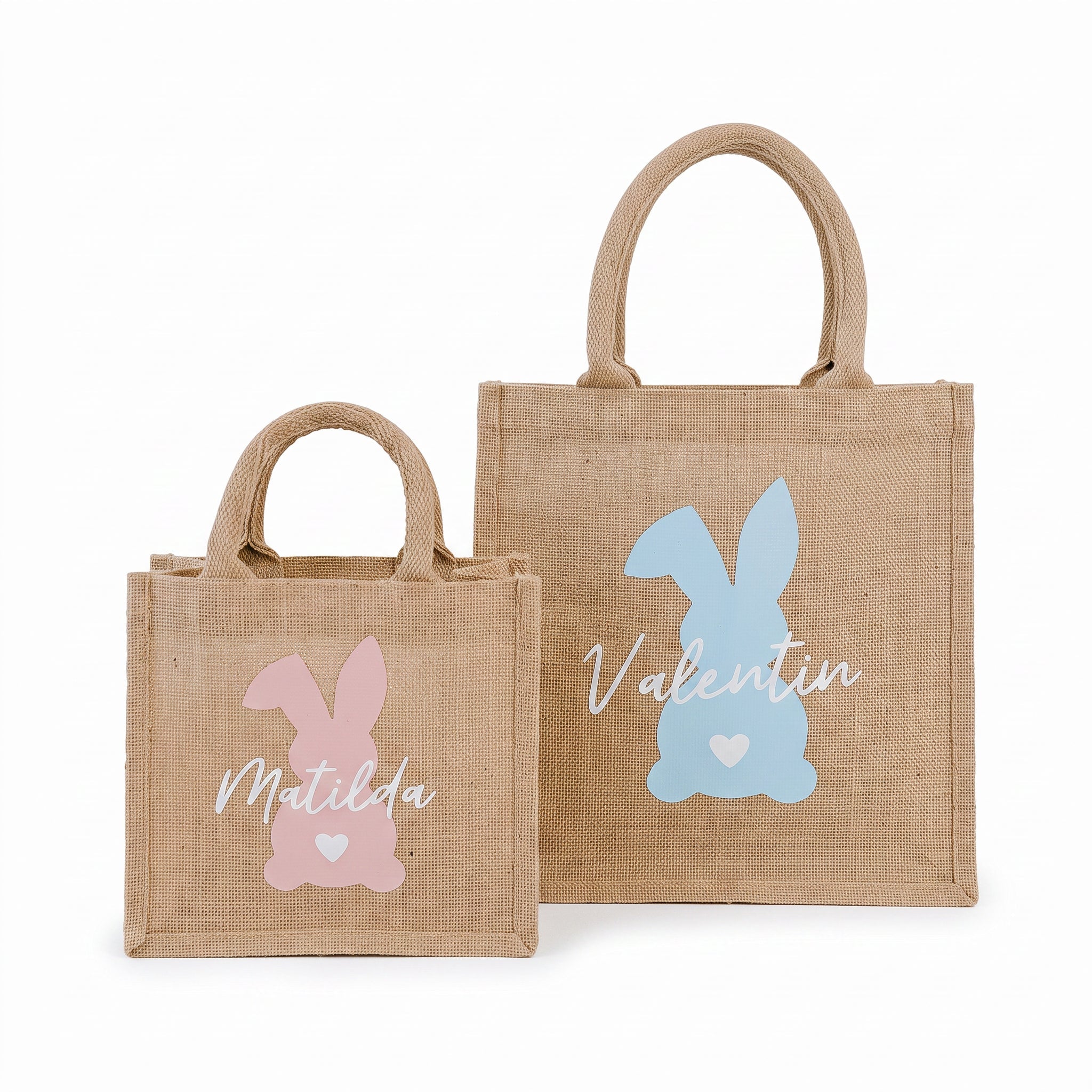 Ostertasche Jute personalisiert - wunderwunsch