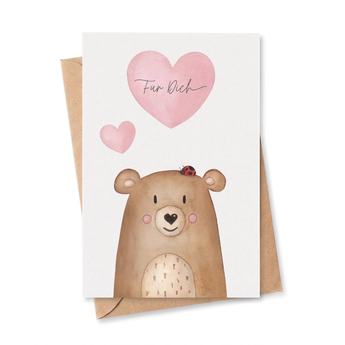 Postkarte "Bär" Für Dich - wunderwunsch