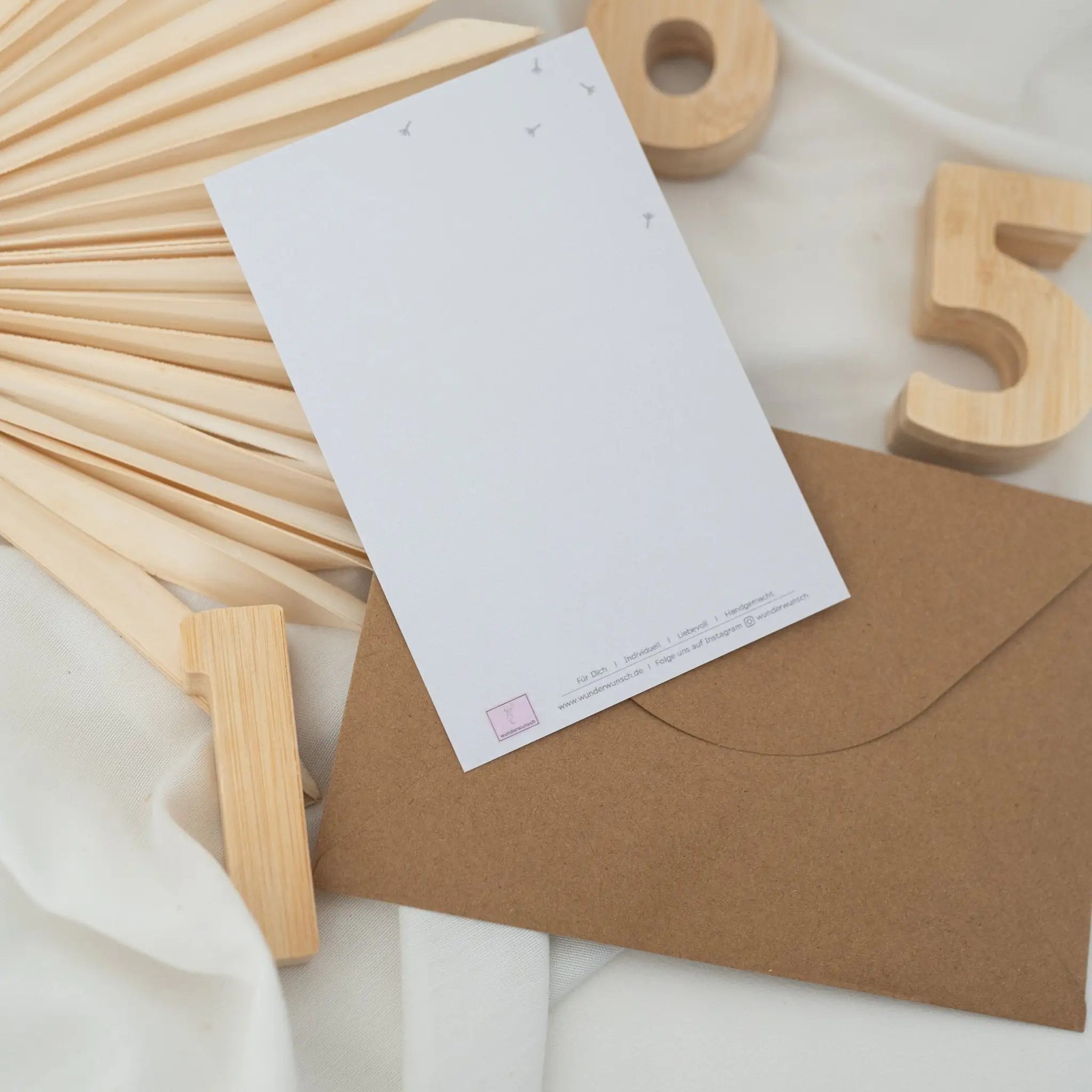 Postkarte "Bär mit Schultüte" - wunderwunsch