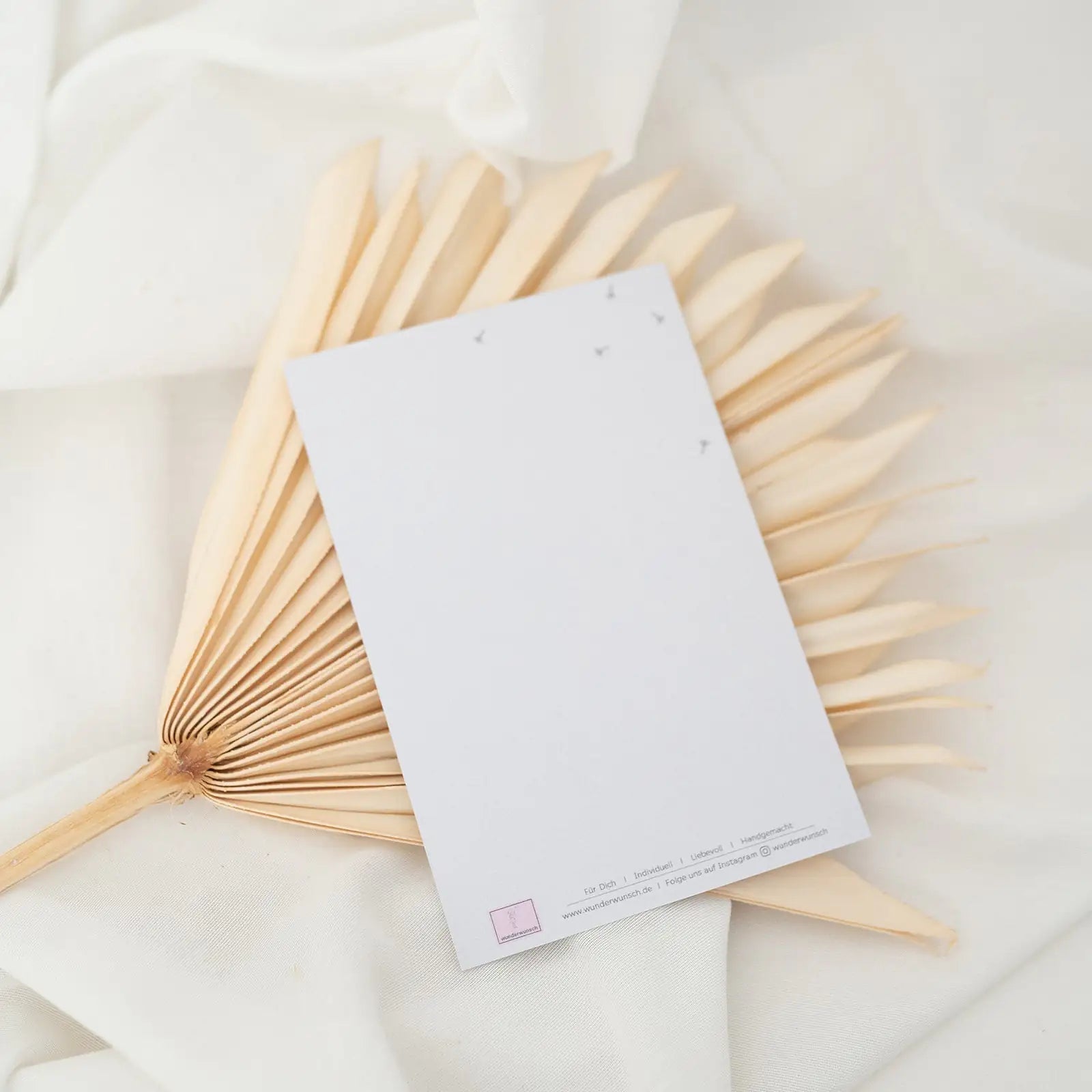Postkarte "Regenbogen beige" zur Geburt - wunderwunsch