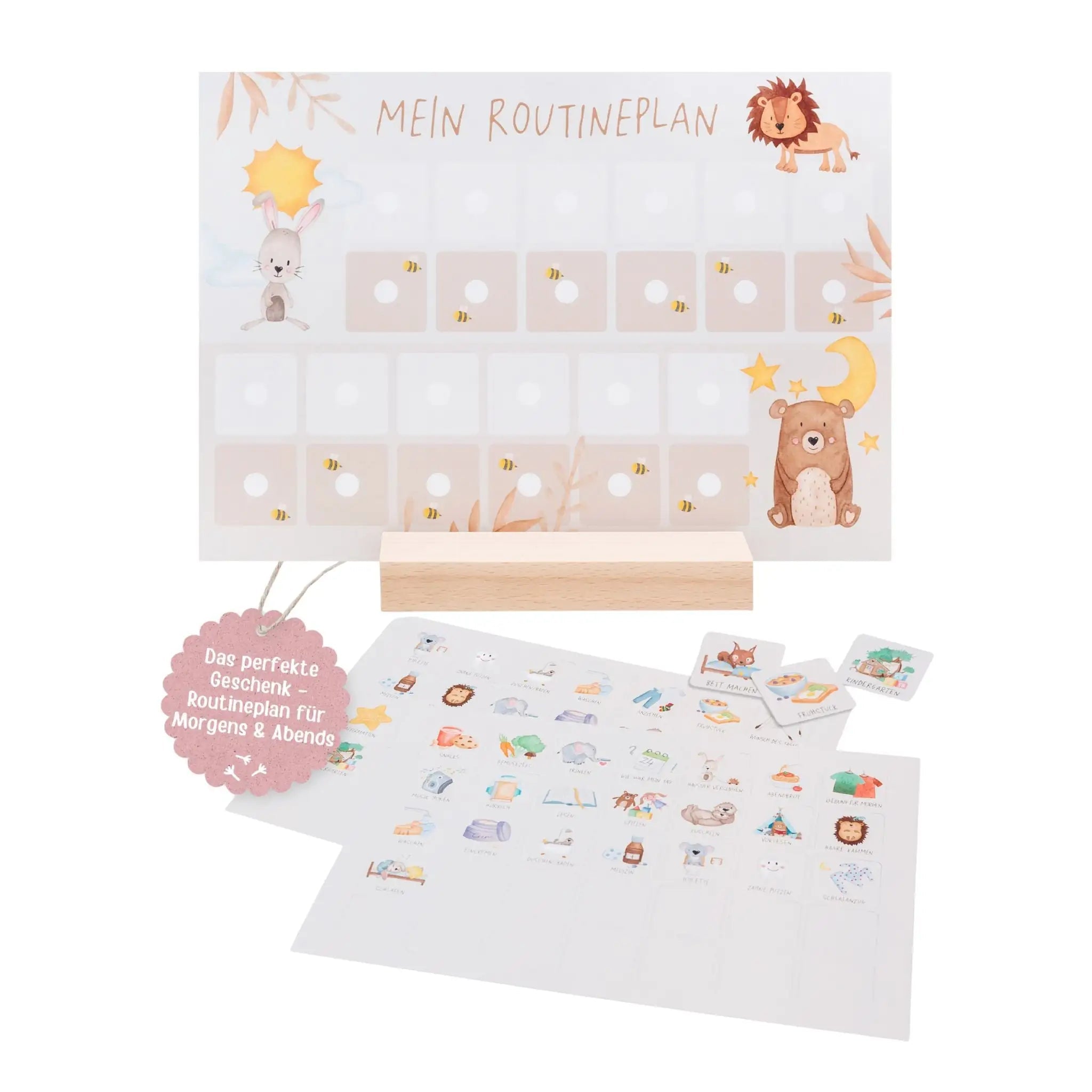 Routineplan "Tiere Boho" - wunderwunsch