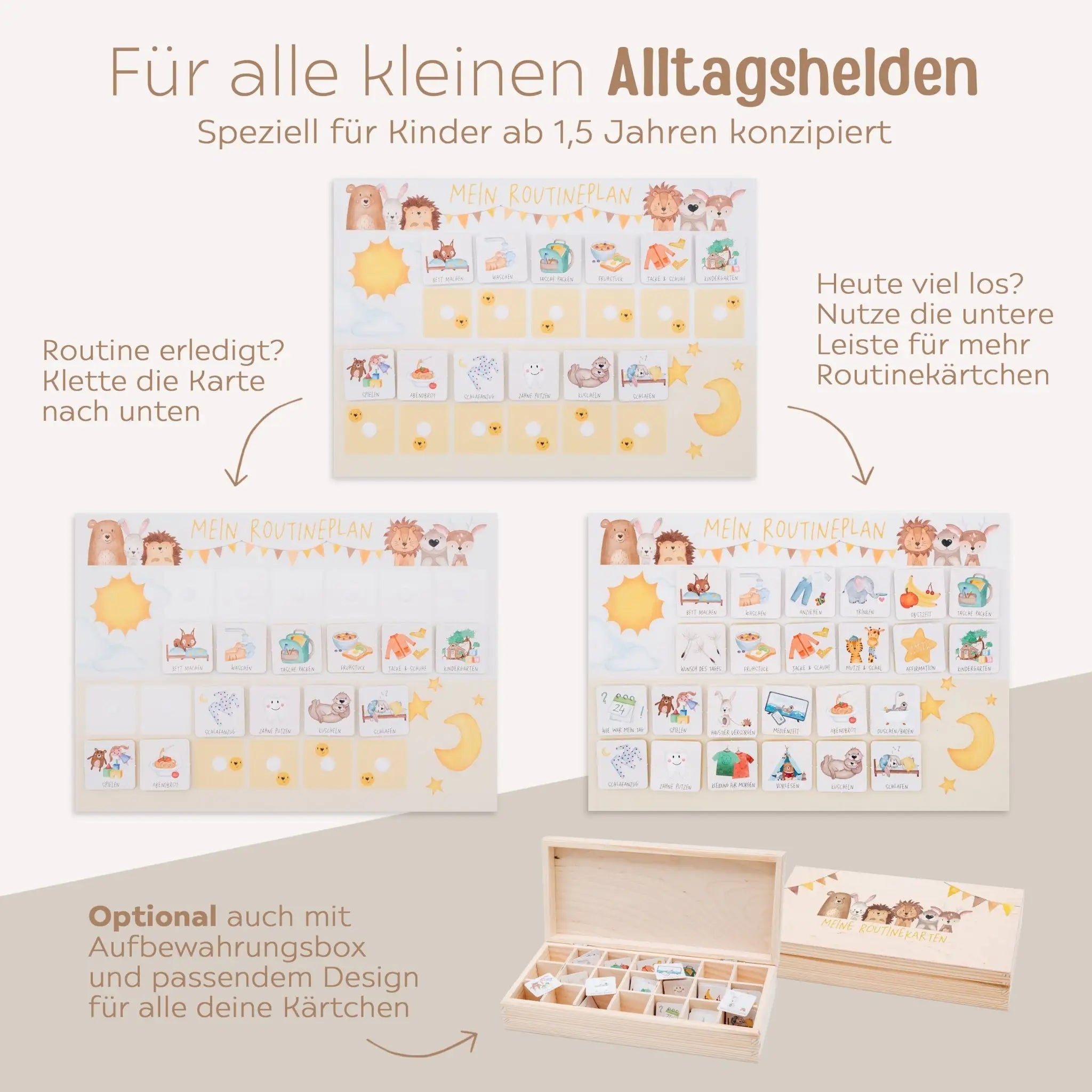 Routineplan "Tiere Girlande" - wunderwunsch