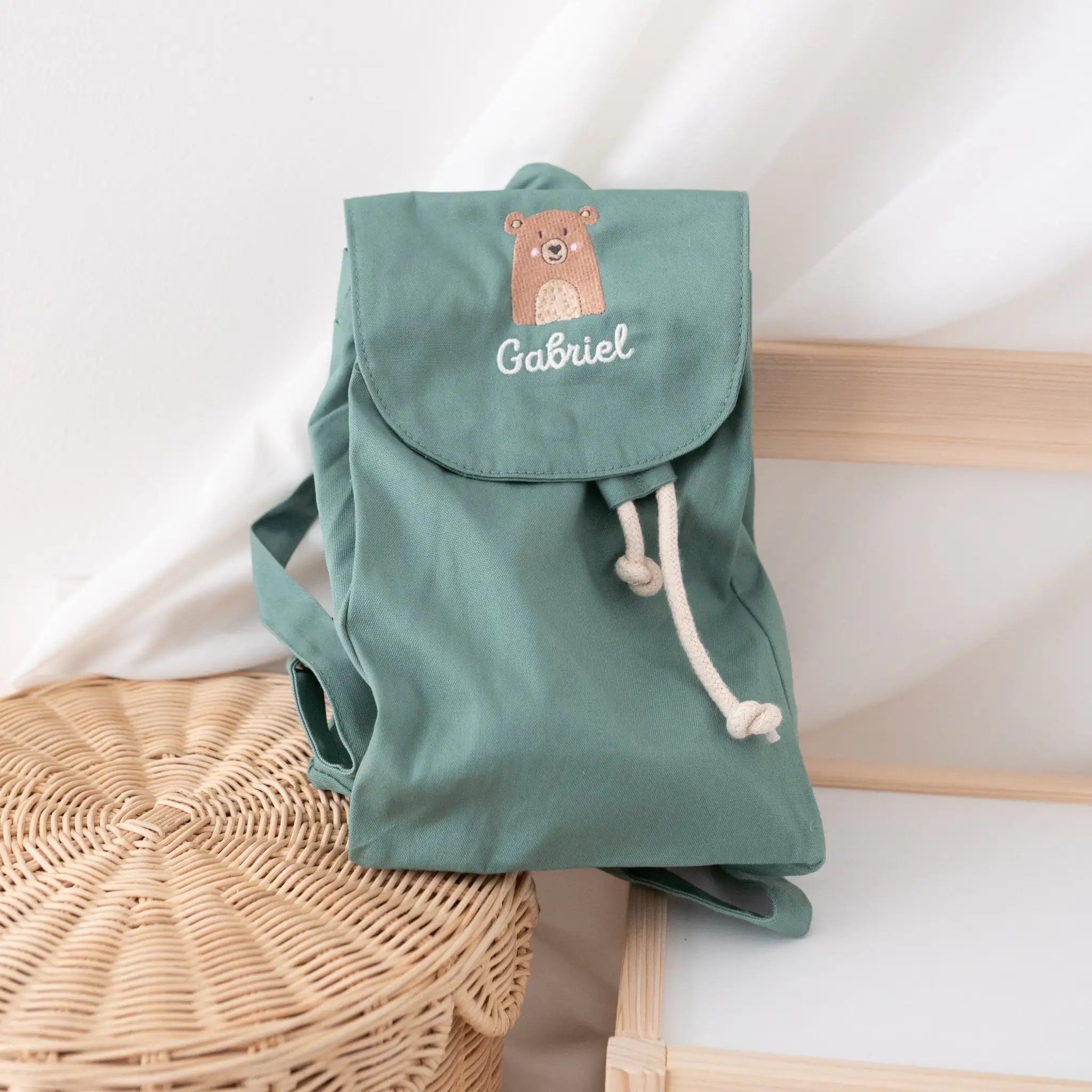 Rucksack mit Namensstick & Wunderwunsch - Tier - wunderwunsch