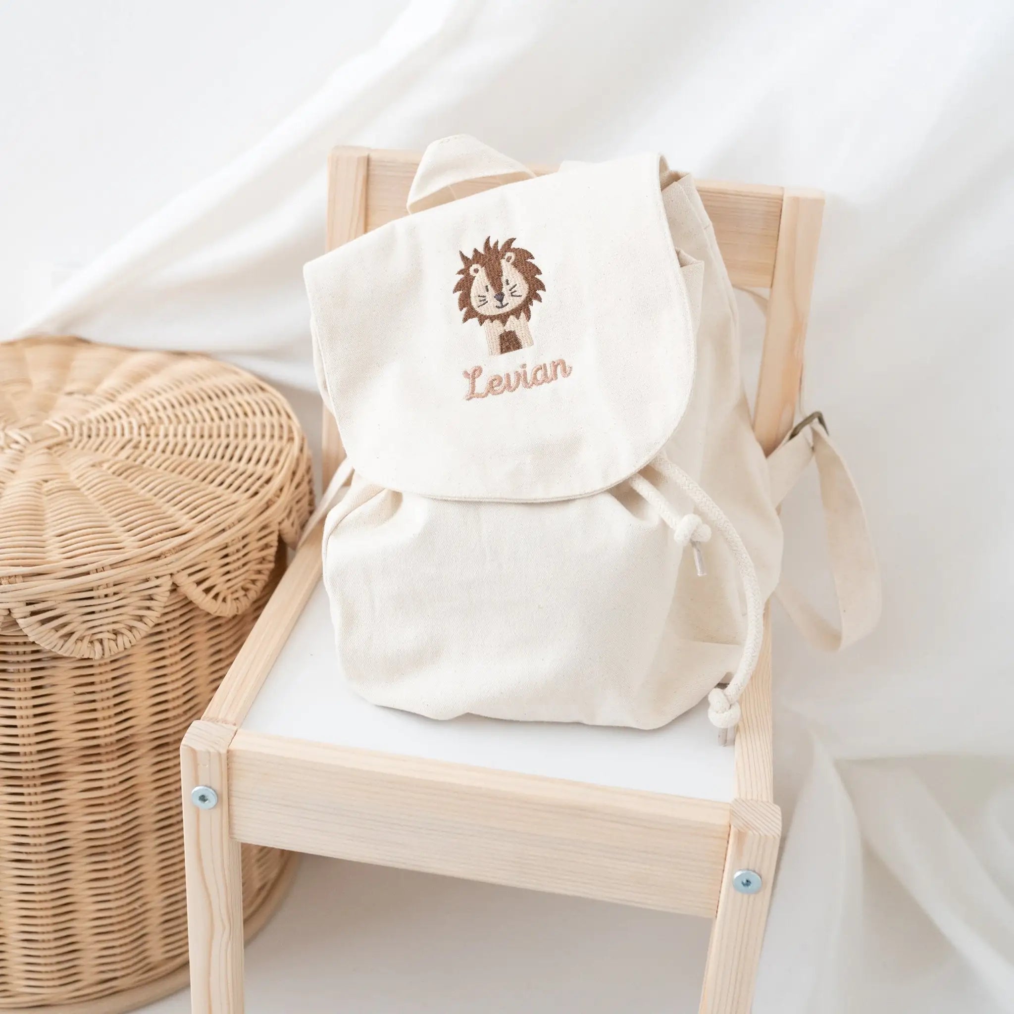 Rucksack mit Namensstick & Wunderwunsch - Tier - wunderwunsch
