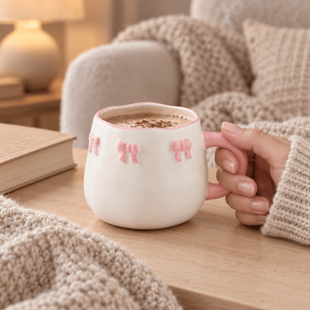 SASSANDBELLE Tasse - Schleifen - wunderwunsch
