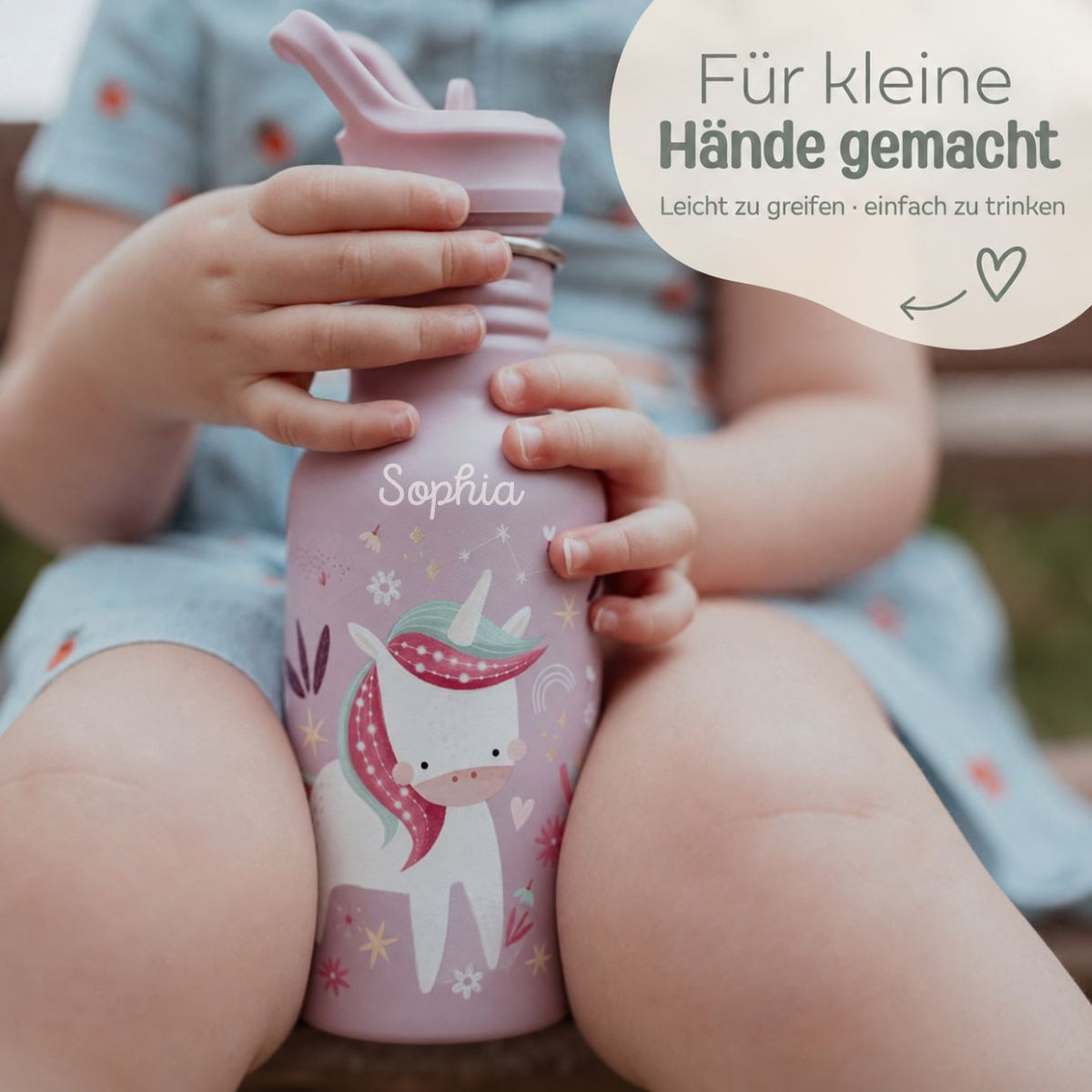 SASSI Kinder Trinkflasche personalisiert - wunderwunsch