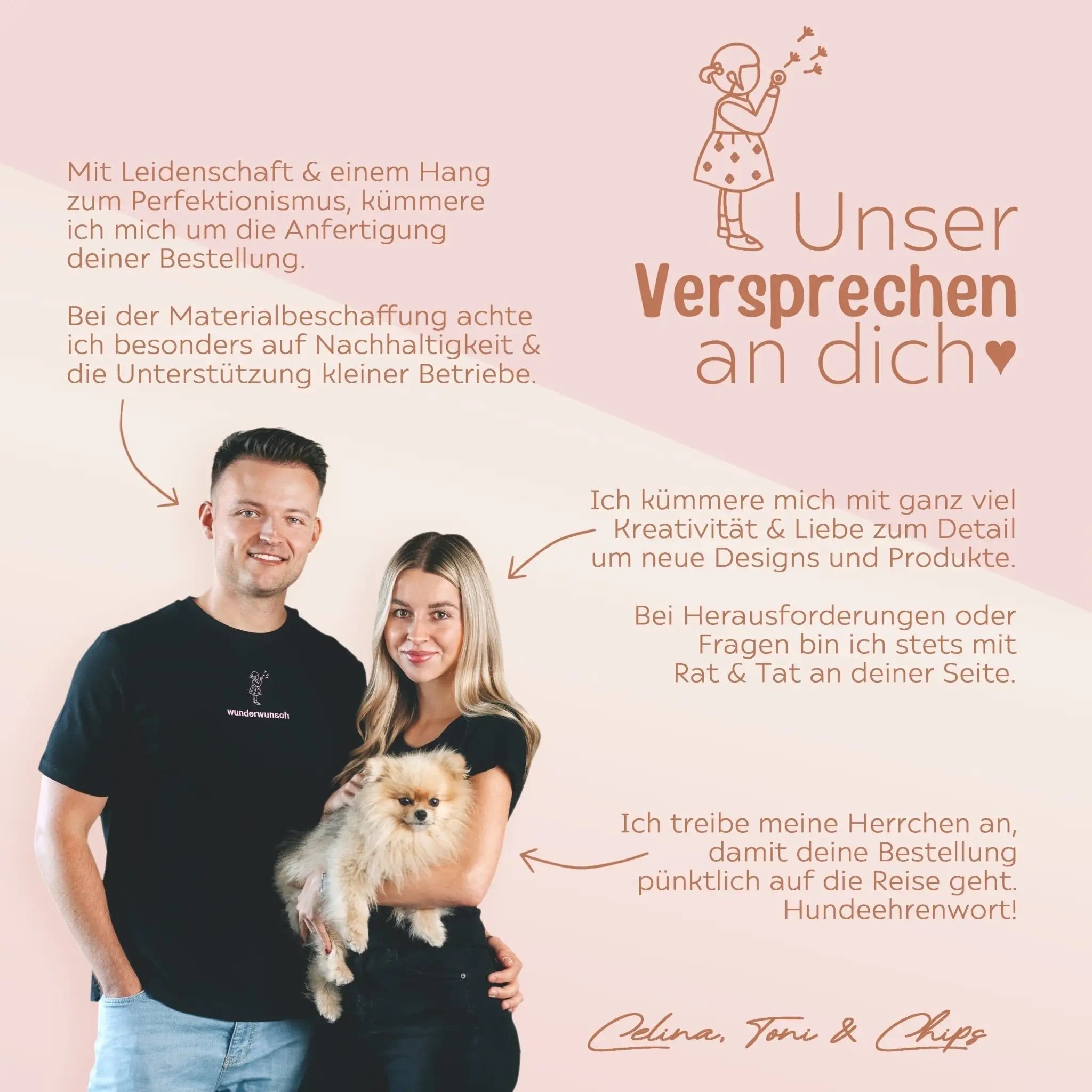 Schmuckkiste mit Spiegel aus Holz - Tiere mit Schmuck Aquarell - wunderwunsch
