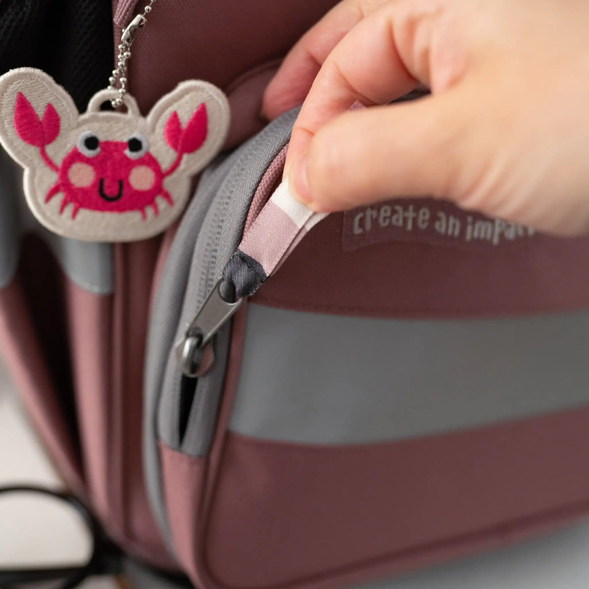 SCHOOL MOOD Schulranzen Set Ocean - Rosa - wunderwunsch