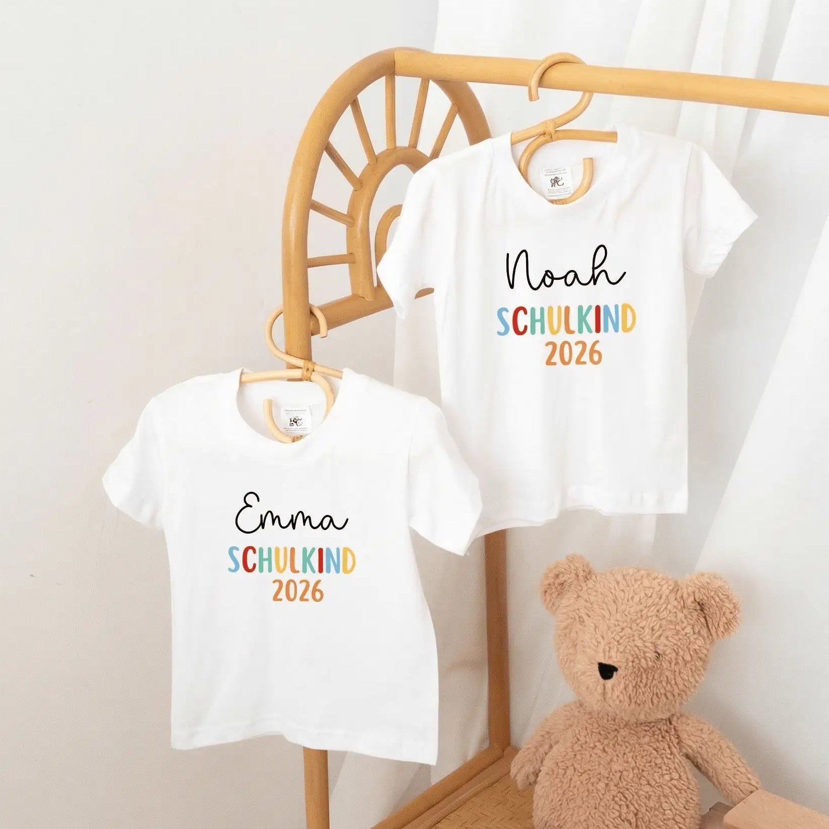 Schulkind 2026 T-Shirt personalisiert - wunderwunsch