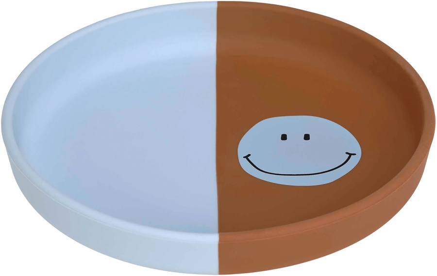 LÄSSIG Silikon Teller "Herz" oder "Smiley"