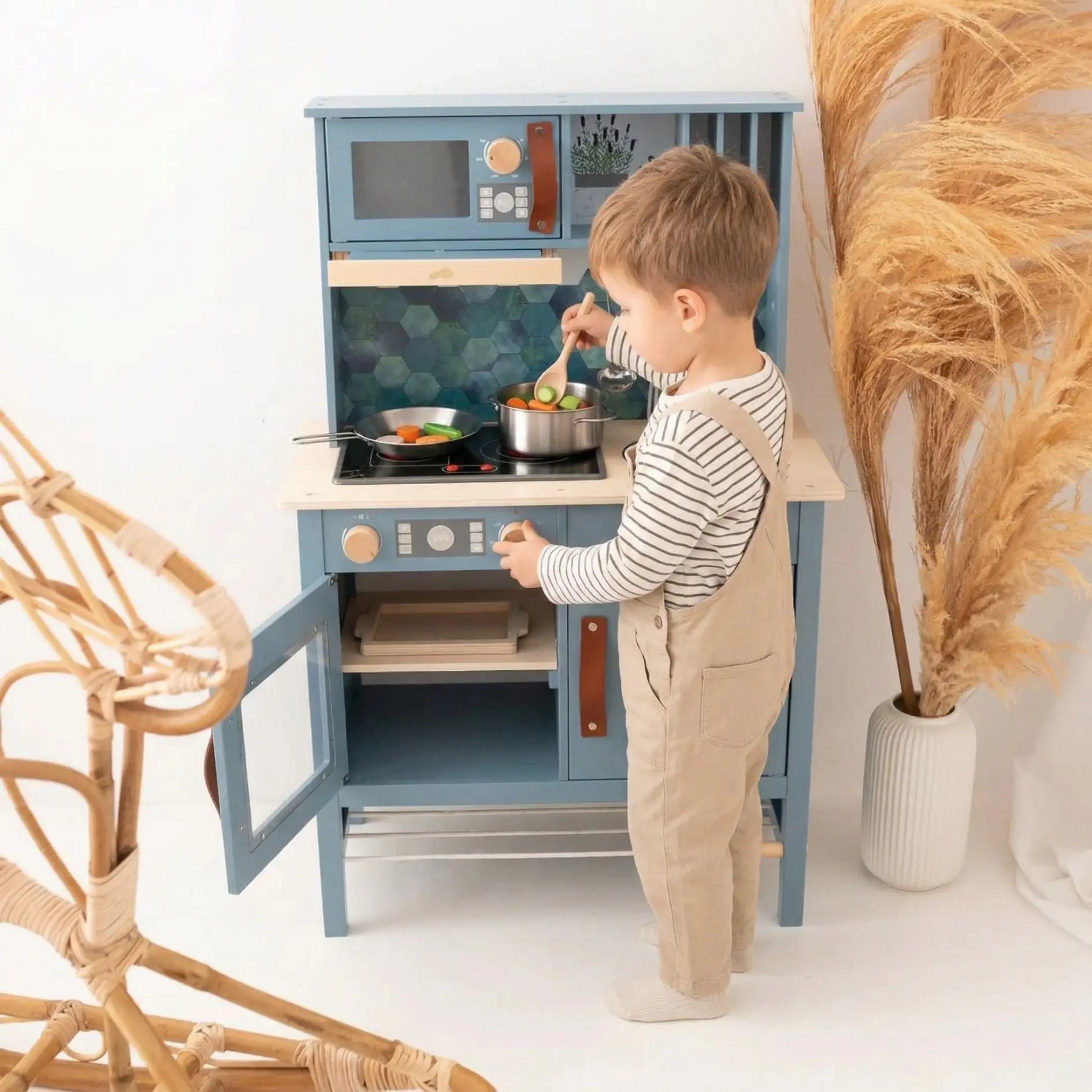 SMALL FOOT Kinderküche Holz "Tasty" personalisierbar - wunderwunsch