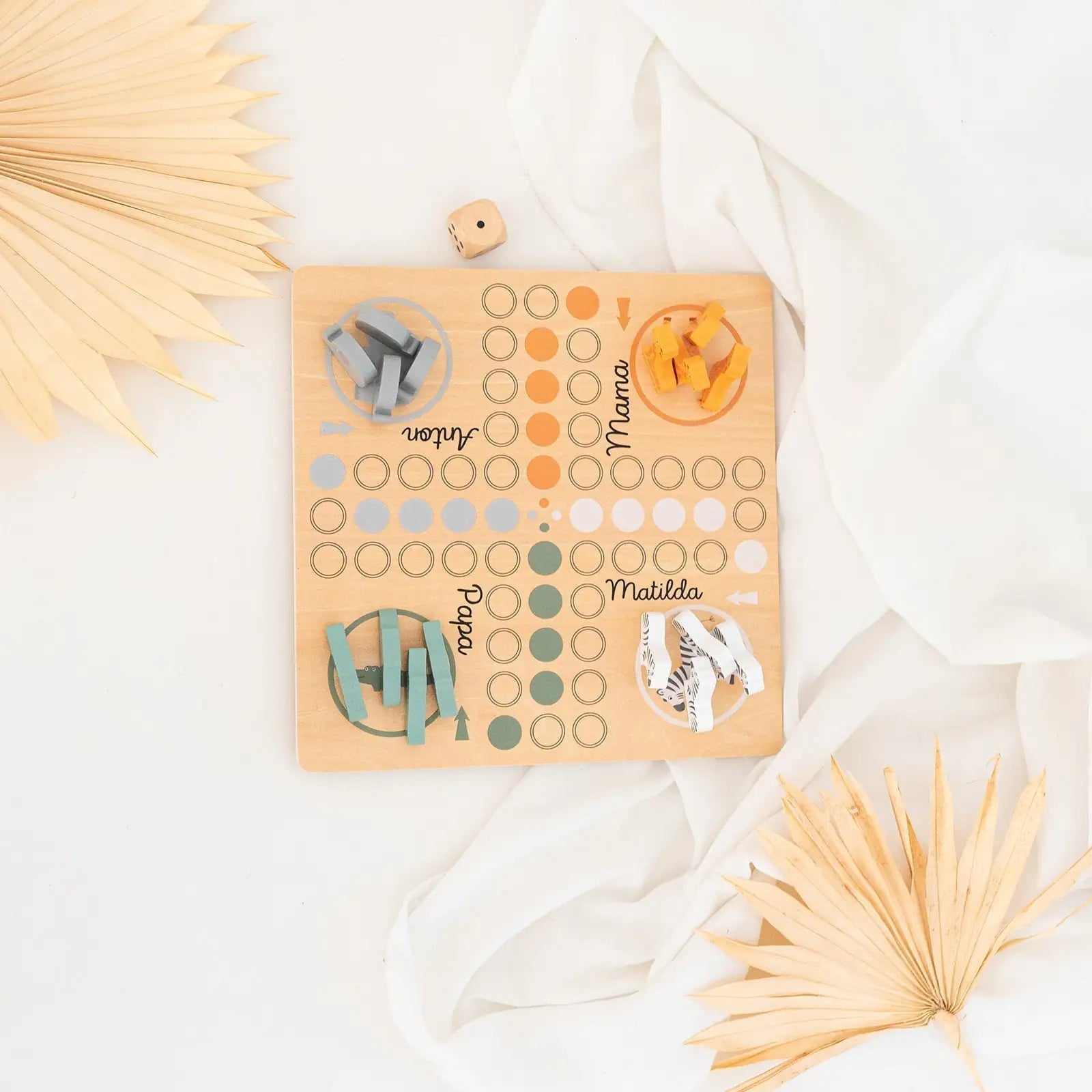 SMALL FOOT Ludo Spiel Safari "Natur" - wunderwunsch