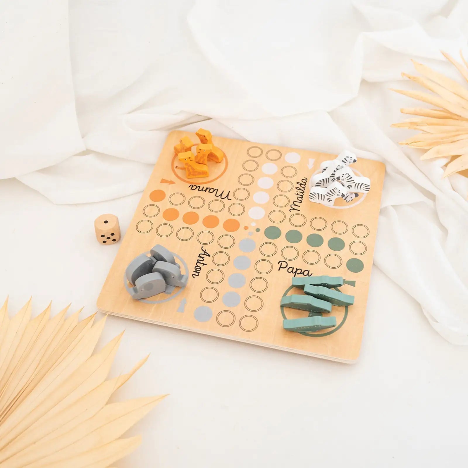 SMALL FOOT Ludo Spiel Safari "Natur" - wunderwunsch