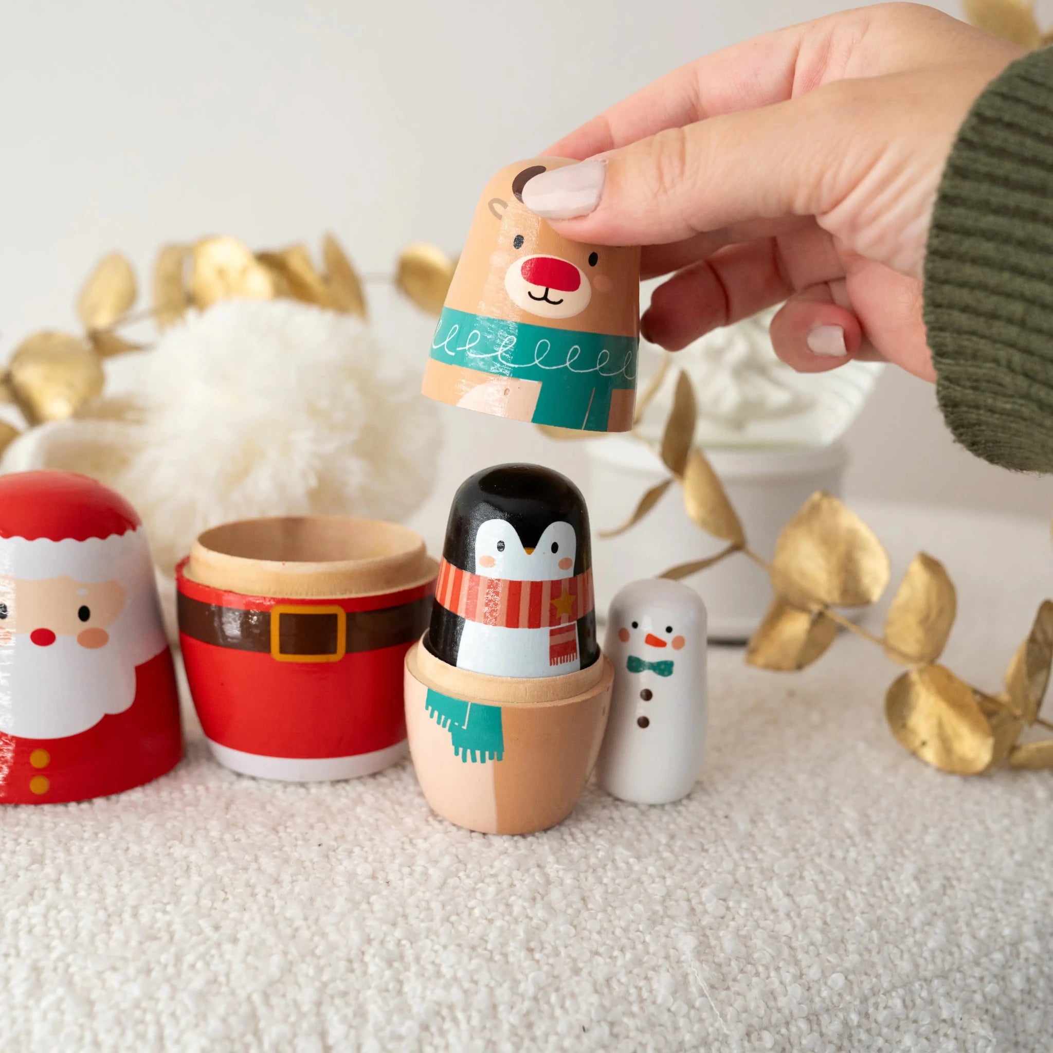SMALL FOOT Matrjoschka Weihnachten - wunderwunsch