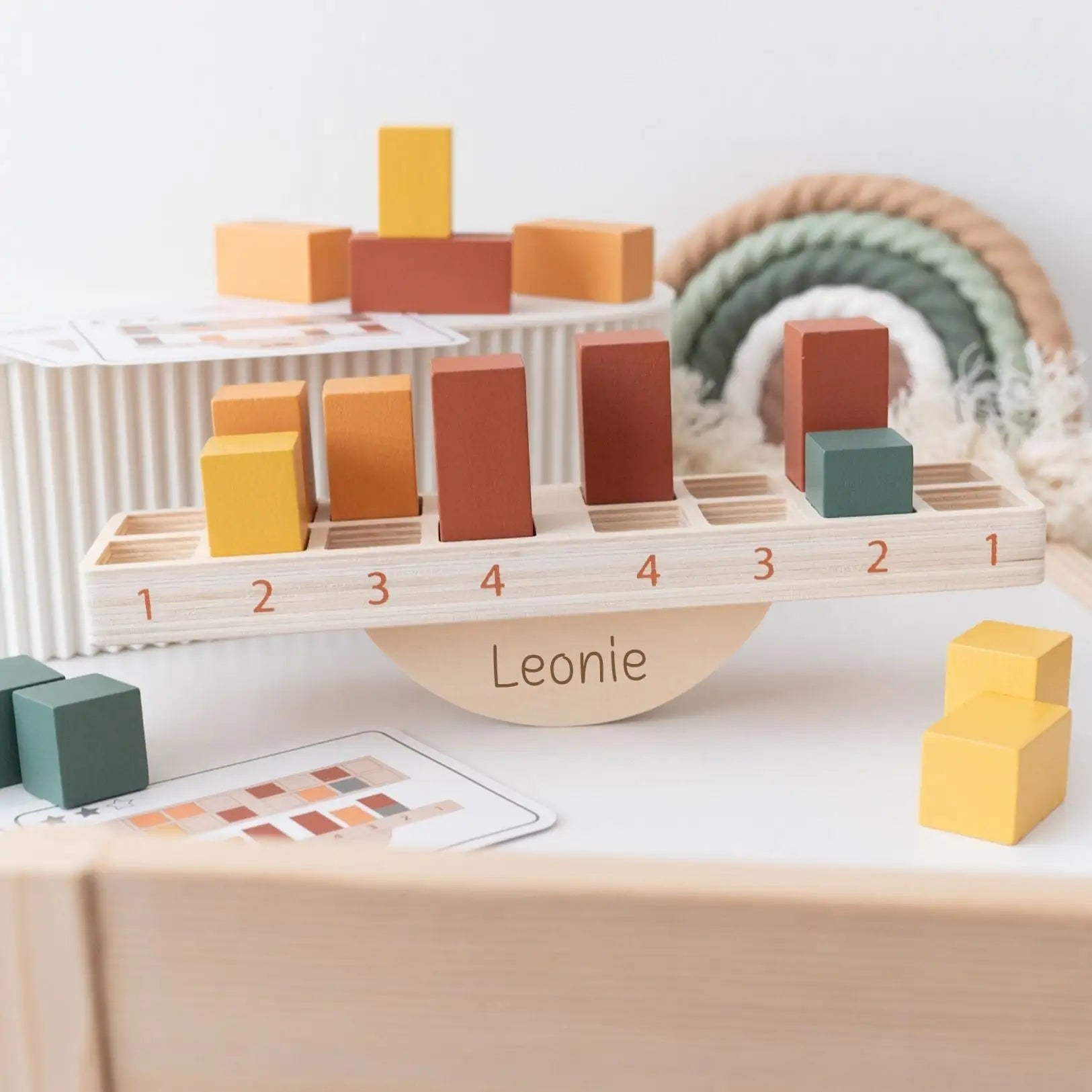 SMALL FOOT Montessori Balancierspiel personalisierbar - wunderwunsch