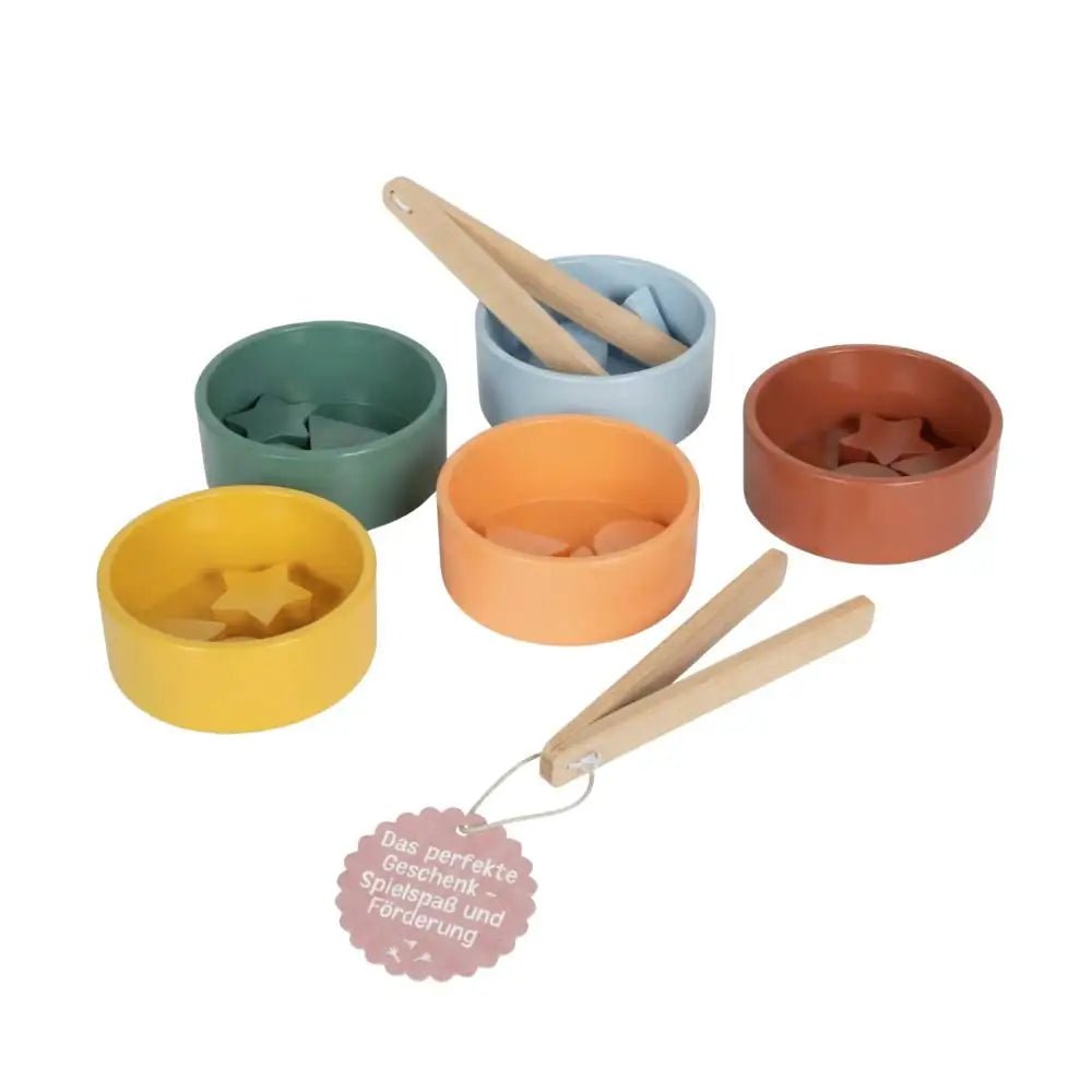 SMALL FOOT Montessori Sortierspiel mit Zange personalisierbar - wunderwunsch