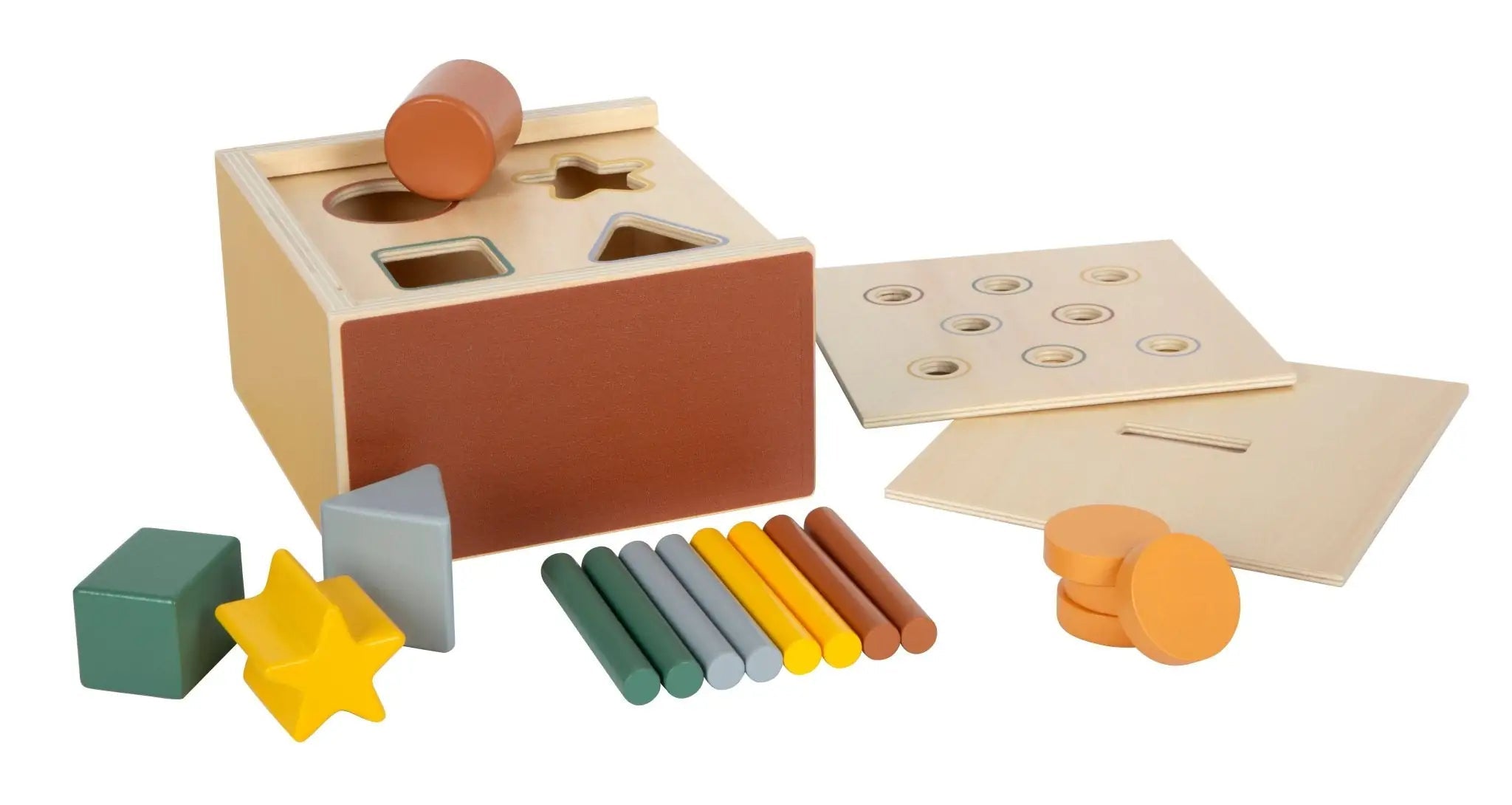 SMALL FOOT Montessori Steckpiel personalisierbar - wunderwunsch