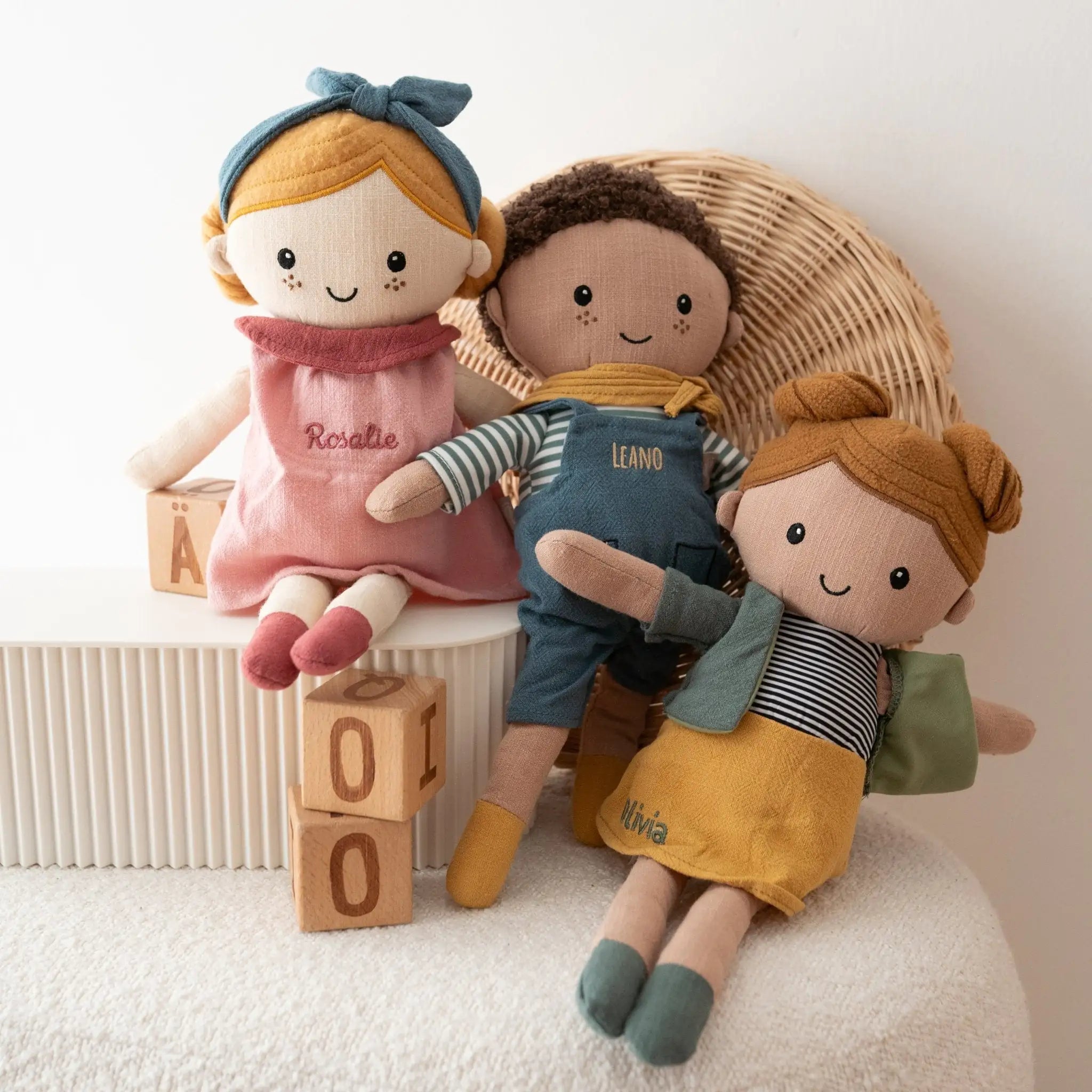 SMALL FOOT Stoffpuppe personalisierbar - wunderwunsch