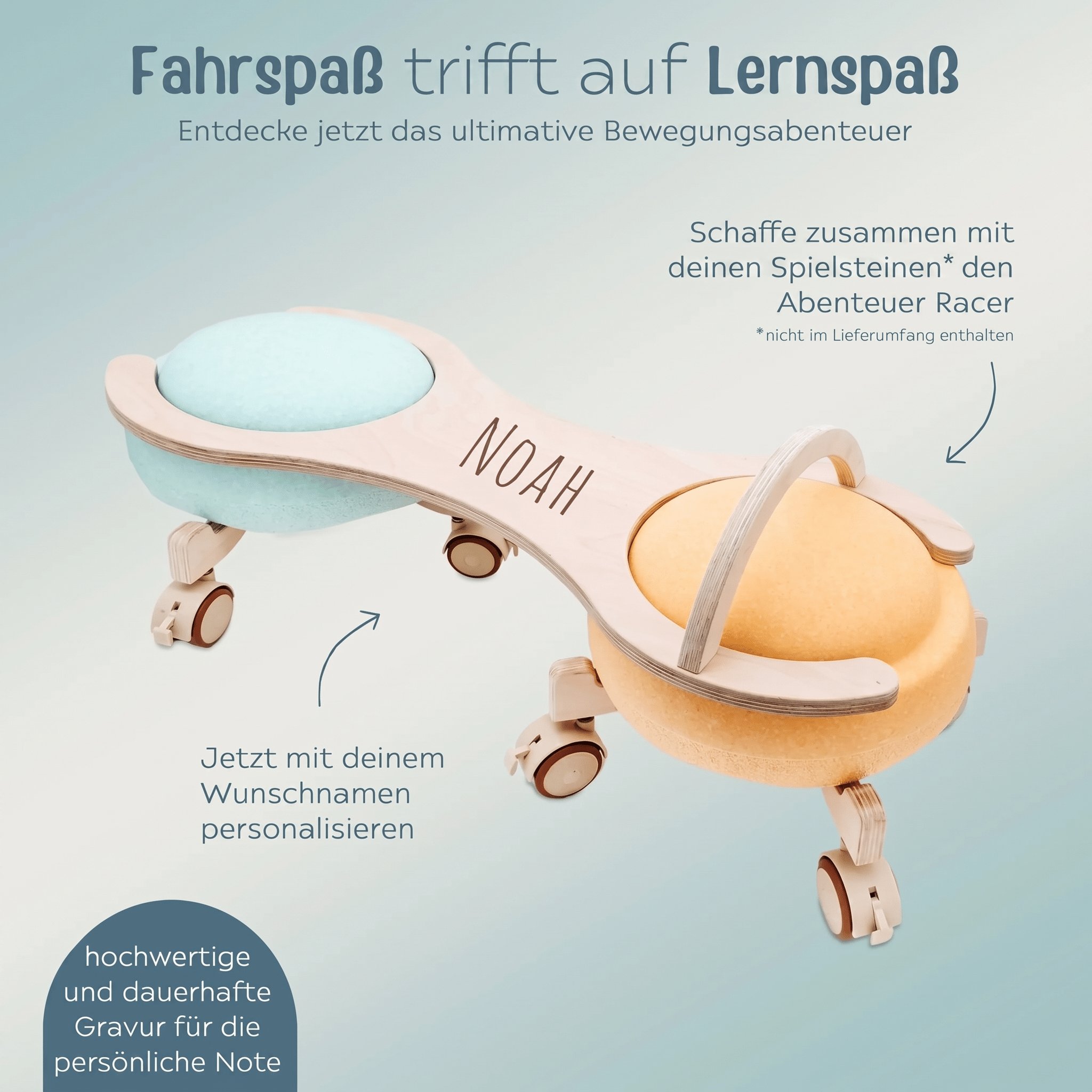 STAPELWELT Abenteuer Racer aus Holz - wunderwunsch