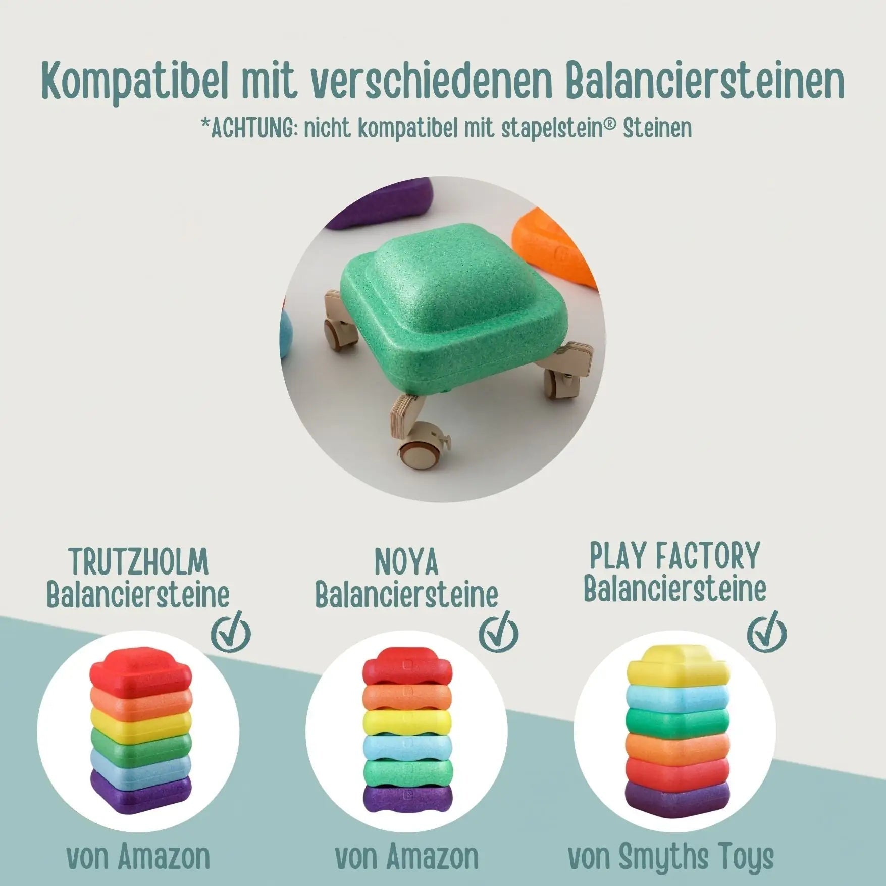 STAPELWELT Abenteuerroller für Amazon & Smyths Toys Balanciersteine - wunderwunsch