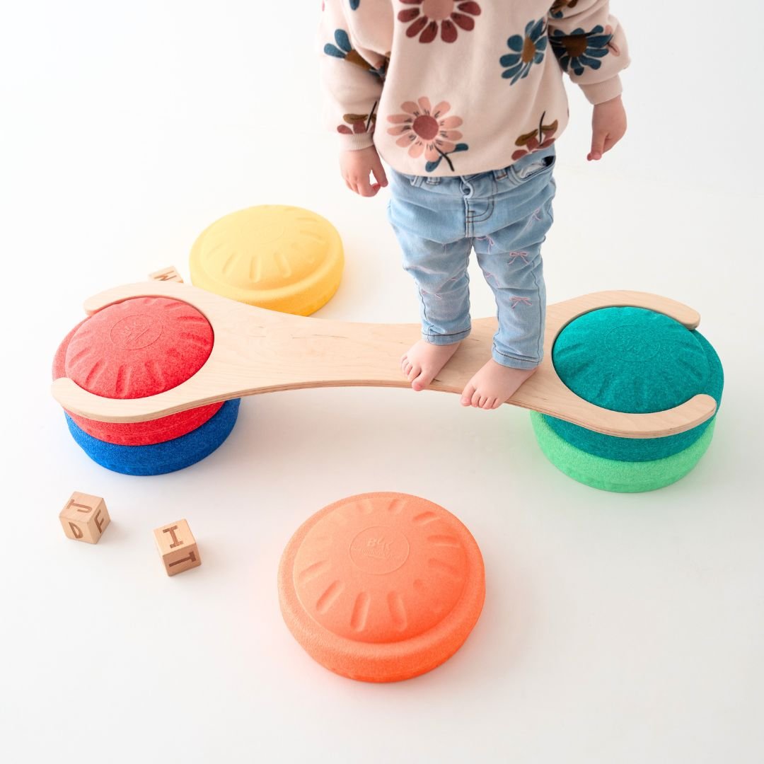 Stapelwelt-Bundle: Abenteuerbrücke + MyFunStone Spielsteine - wunderwunsch
