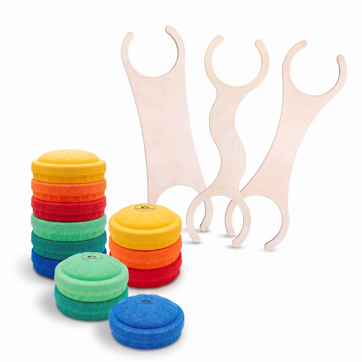 Stapelwelt-Bundle: Abenteuerbrücke + MyFunStone Spielsteine - wunderwunsch