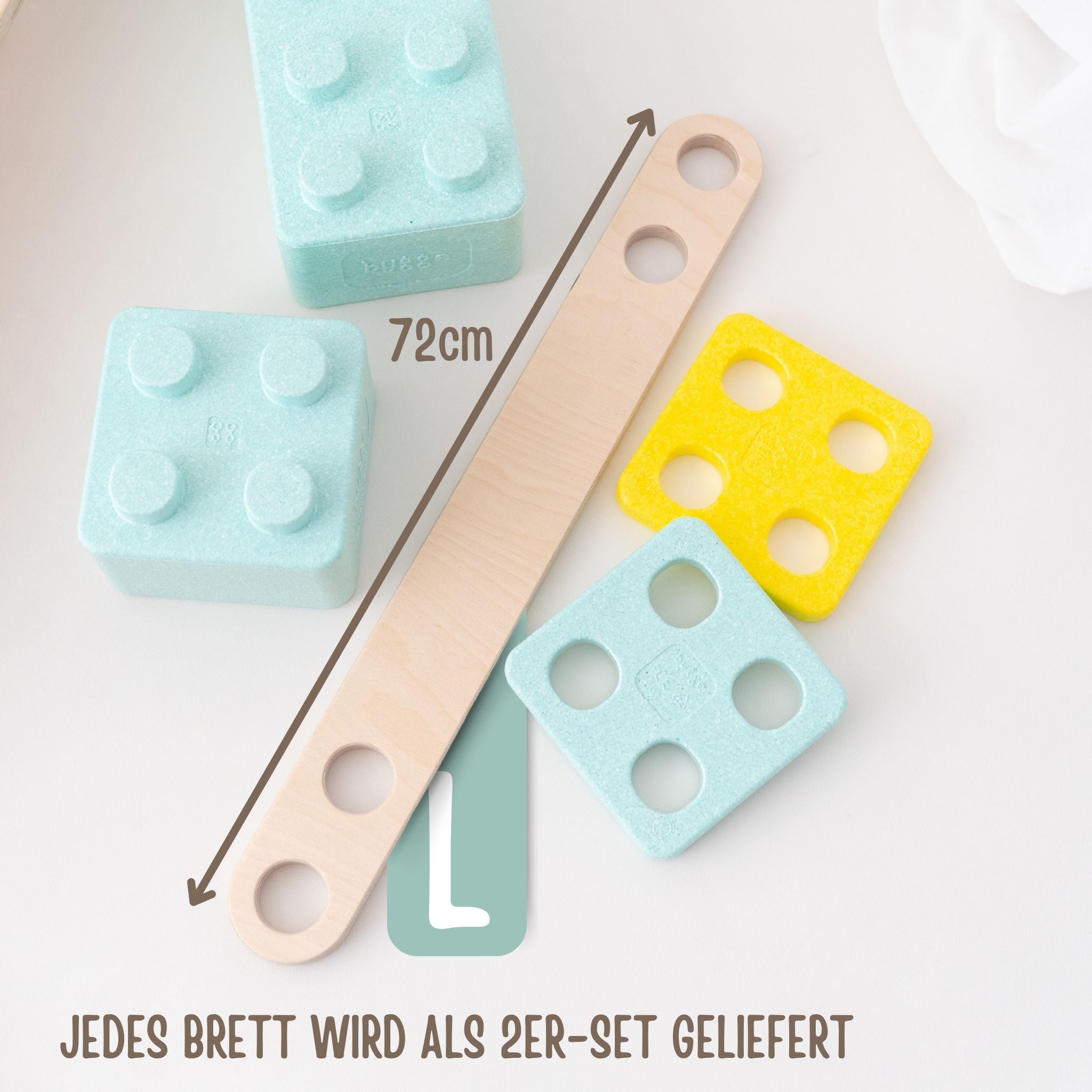 Stapelwelt-Bundle Bygge: Bygge Starterset + Abenteuerbretter - wunderwunsch