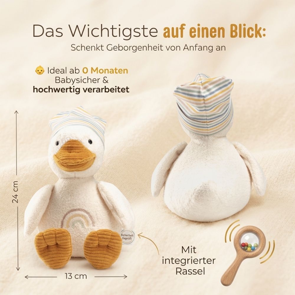 STERNTALER Kuscheltier personalisiert - Ente - wunderwunsch