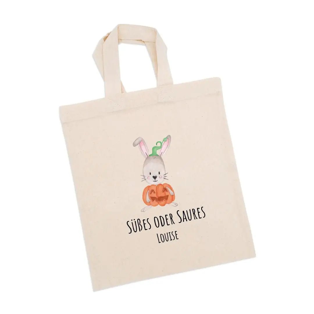 Stoffbeutel "Halloween" personalisiert - wunderwunsch
