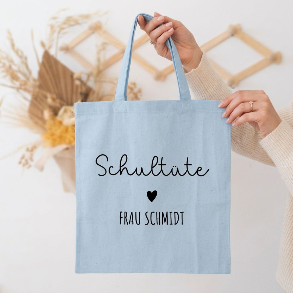 Stoffbeutel - Schultüte für Lehrer - wunderwunsch