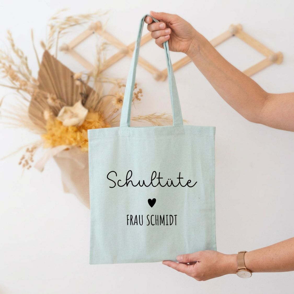 Stoffbeutel - Schultüte für Lehrer - wunderwunsch