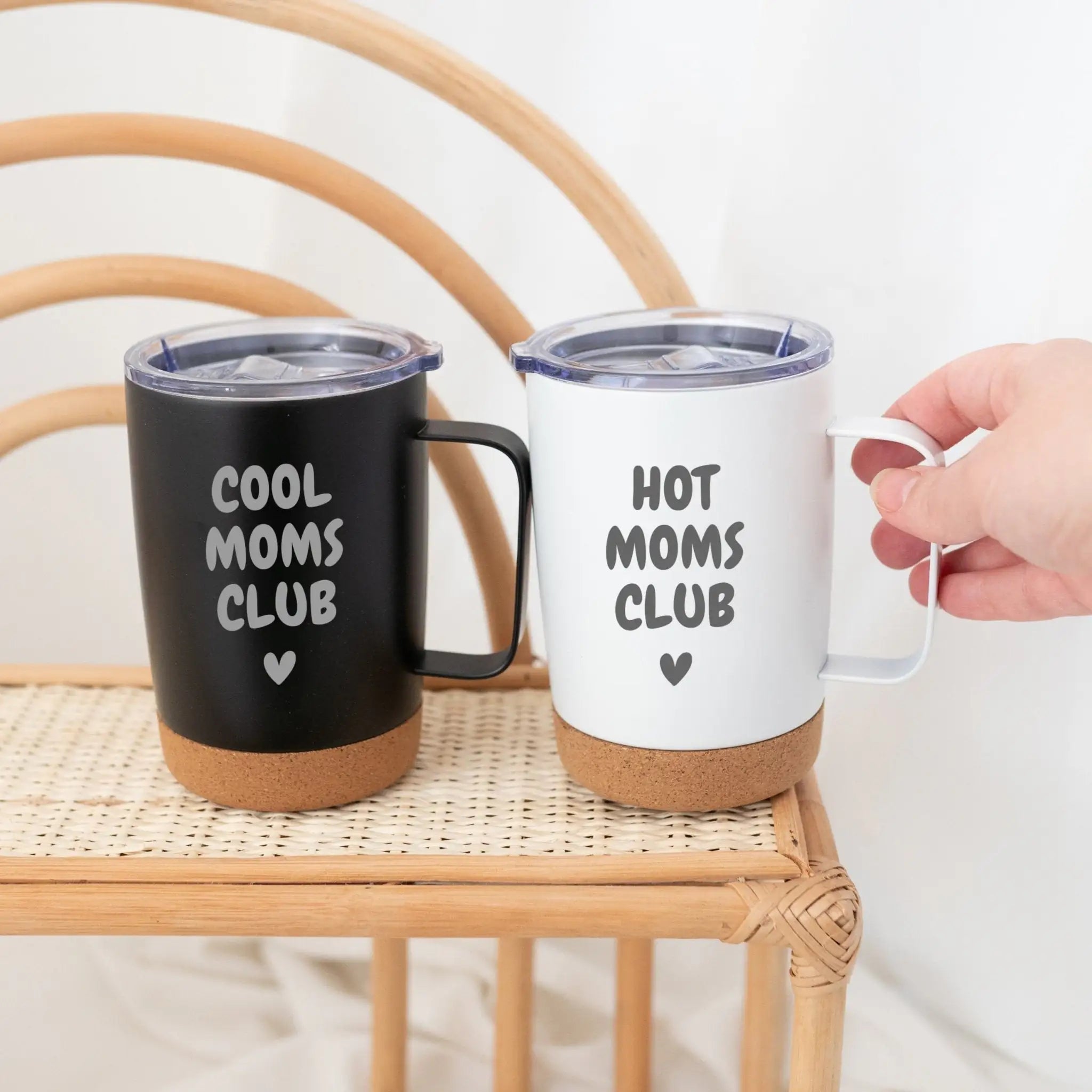 Thermobecher mit Kork - Moms Club - wunderwunsch
