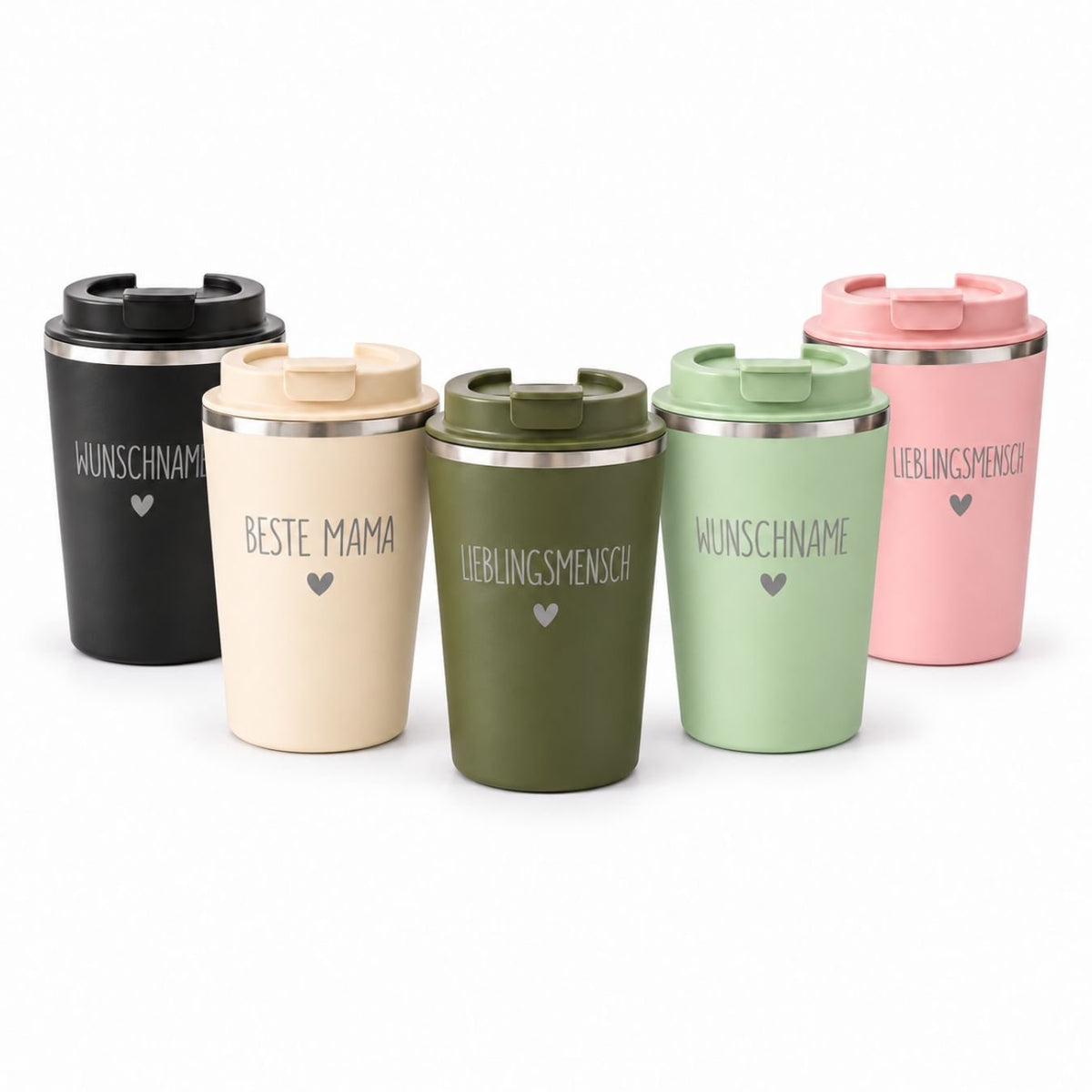 Thermobecher To-Go personalisiert - wunderwunsch